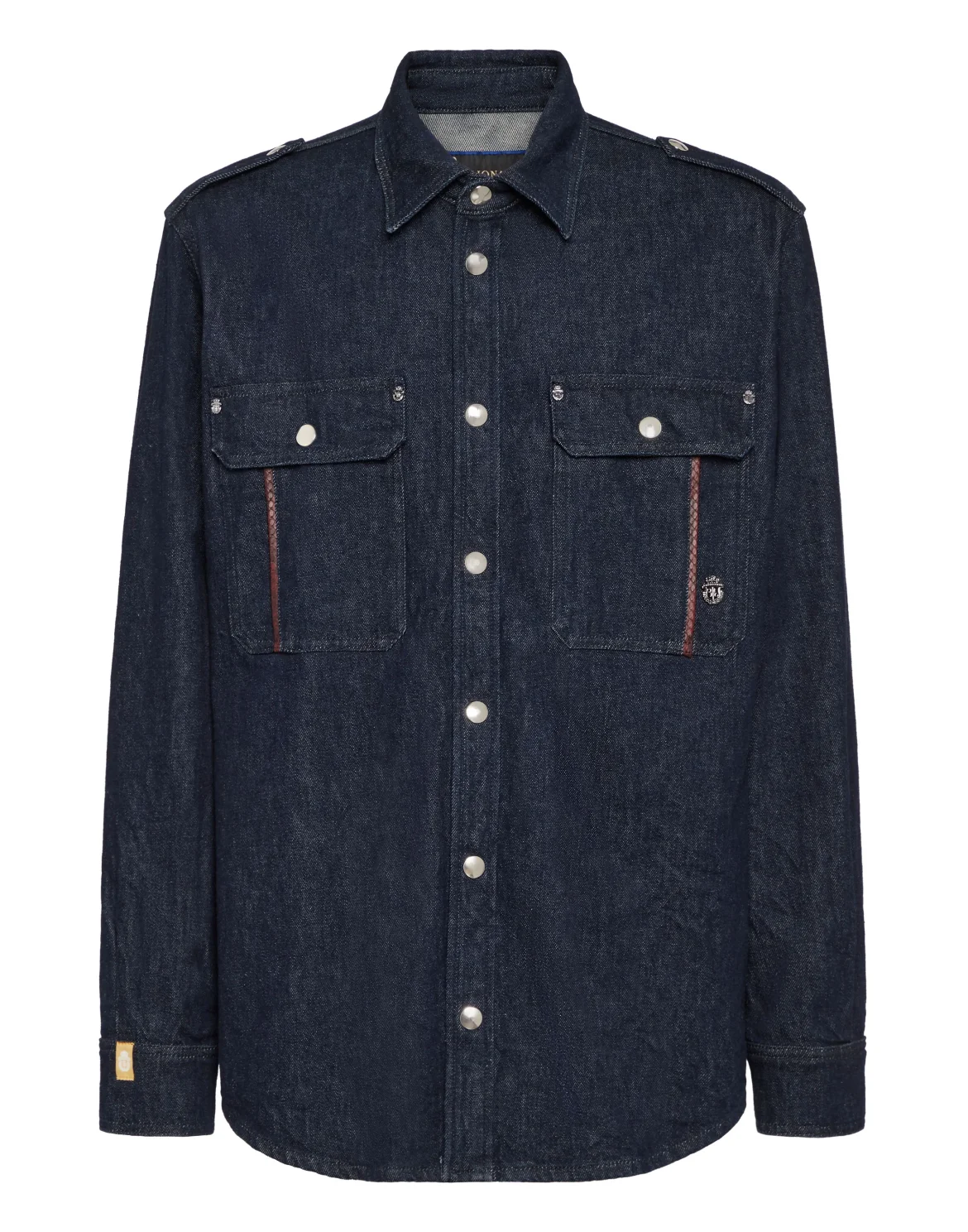 Denim Shirt Python Details, цвет: Синий