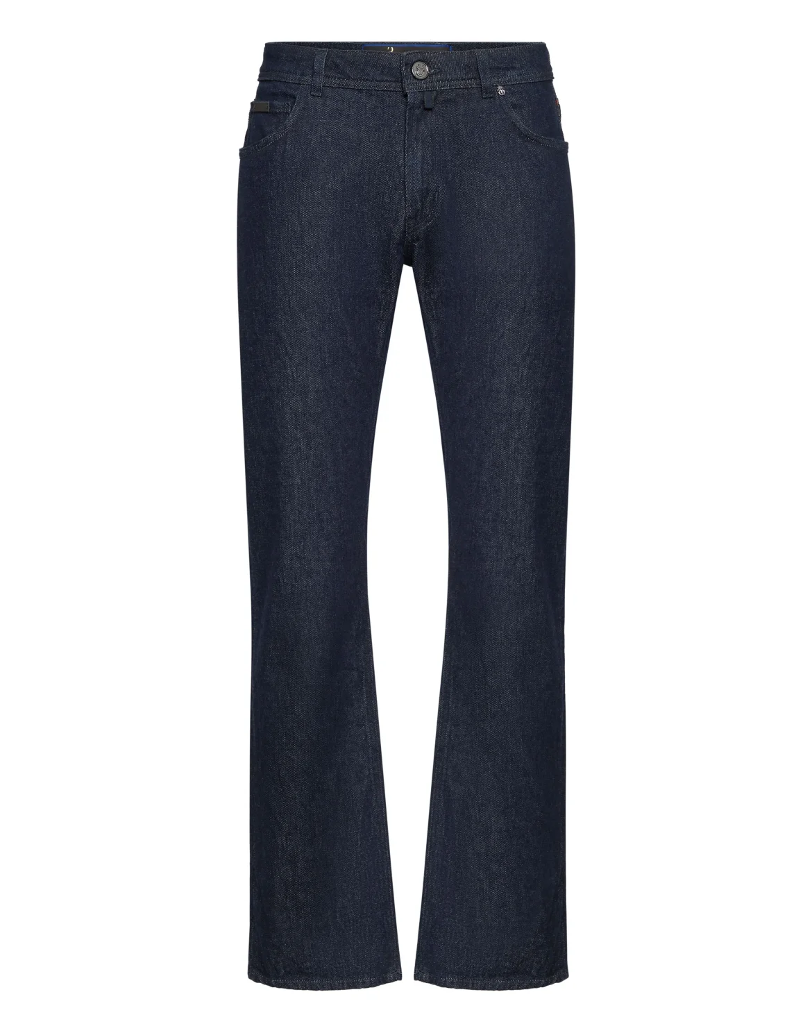 Denim Trousers Regular Cut Python Inserts, цвет: Синий