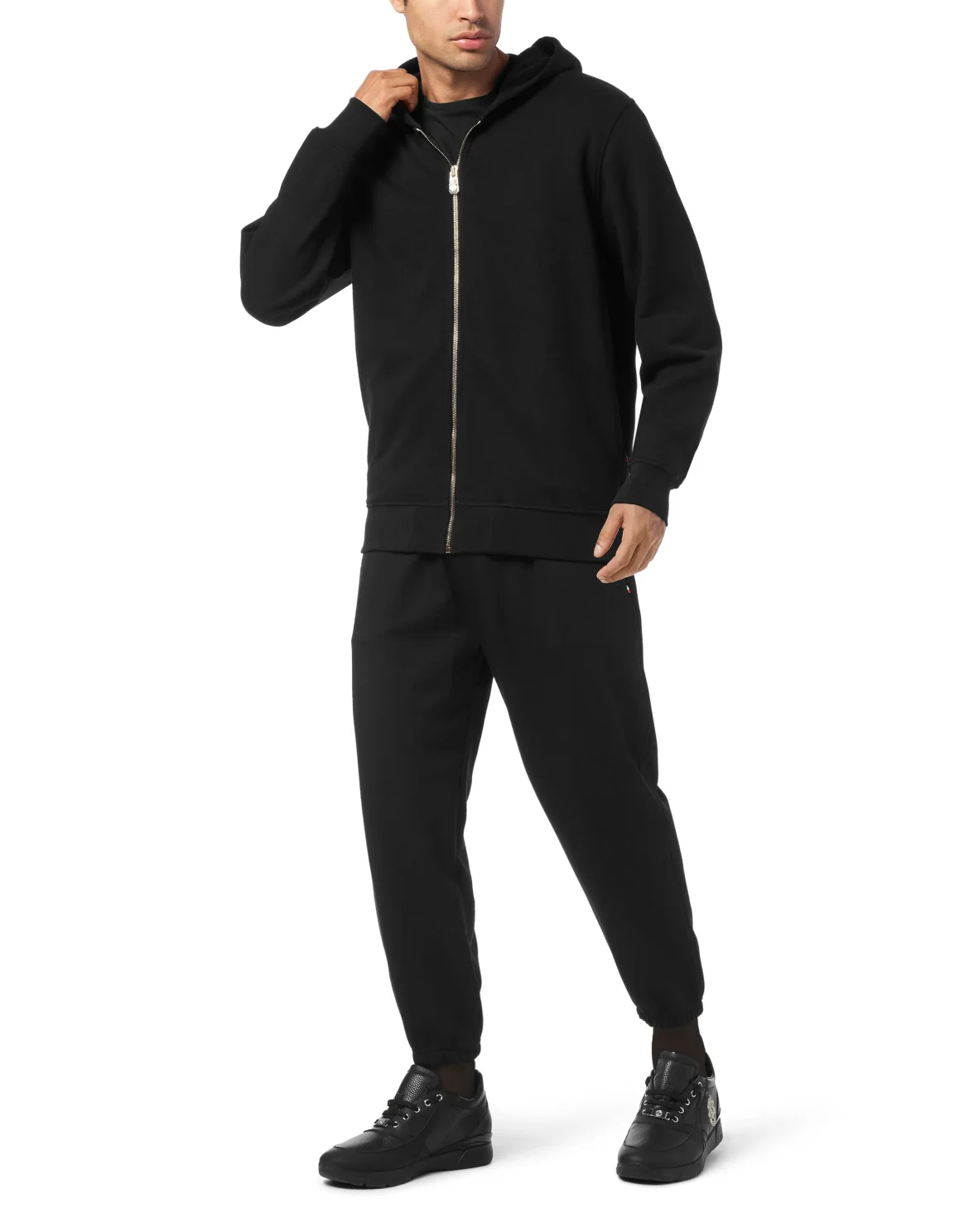 Hoodie Sweatjacket Lion, цвет: Черный