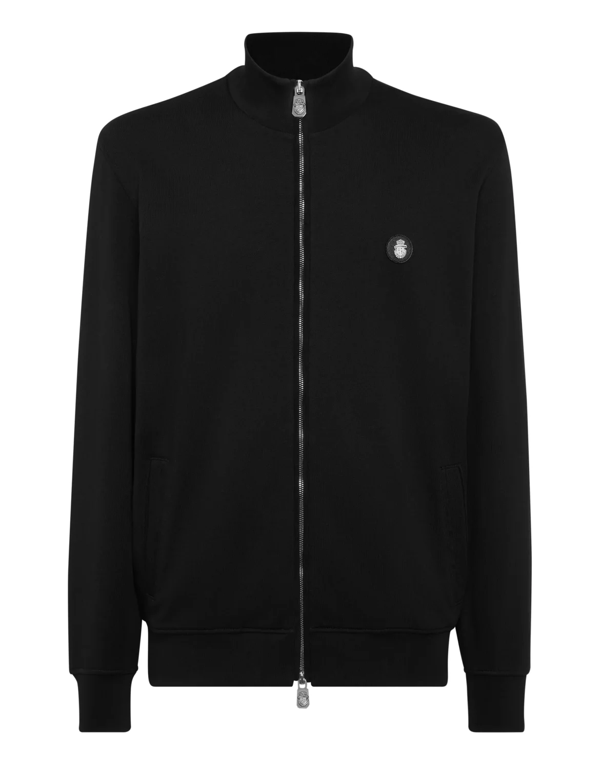 Full-Zip Tracksuit Jacket, цвет: Черный