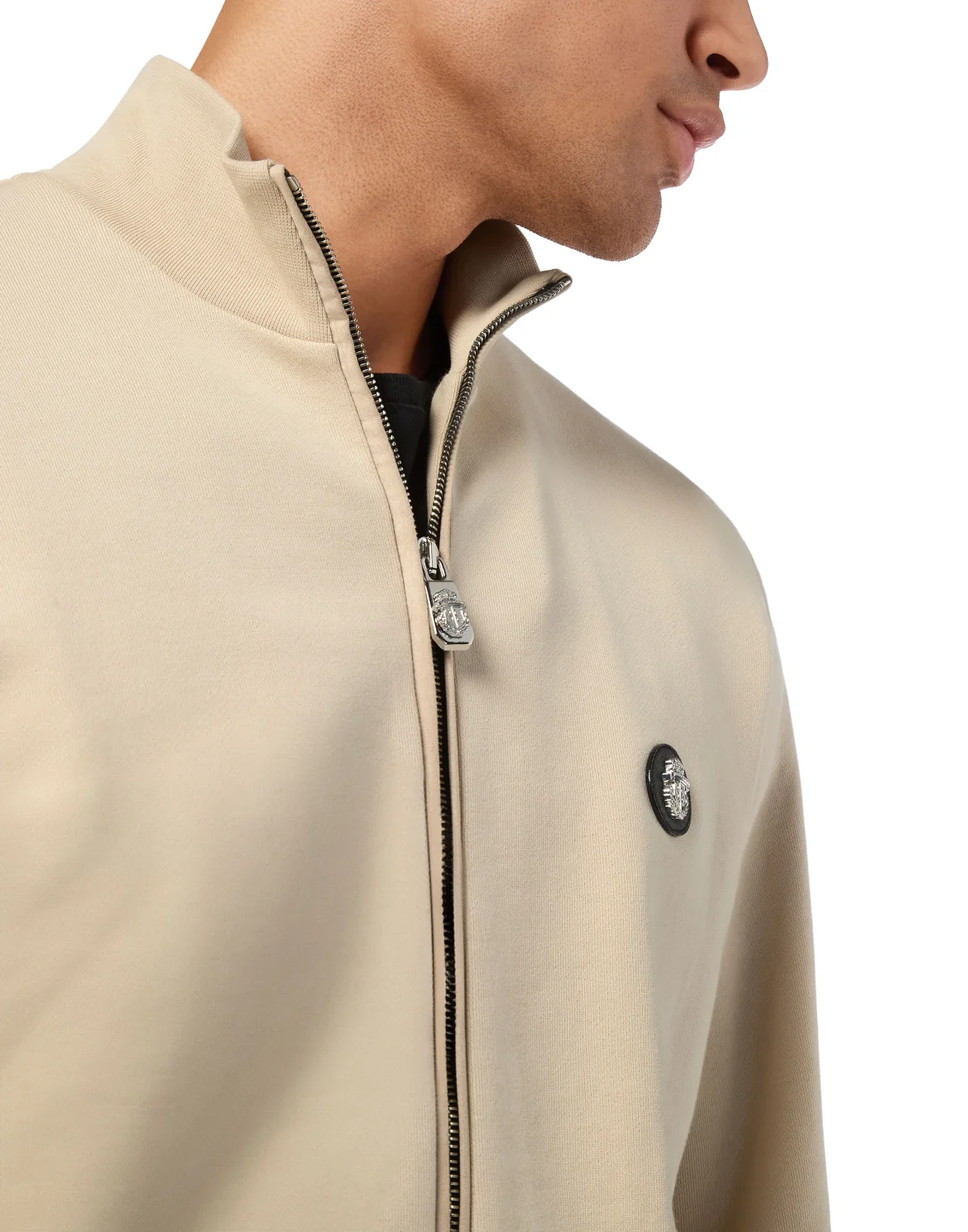 Full-Zip Tracksuit Jacket, цвет: Бежевый