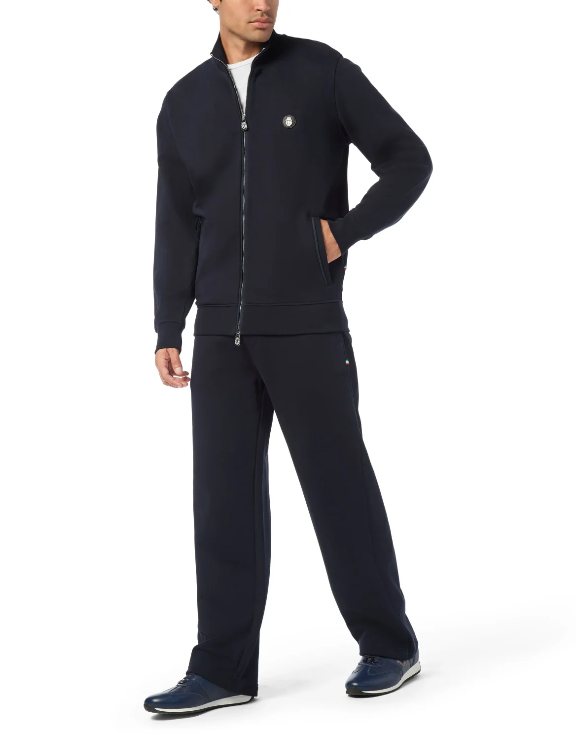 Full-Zip Tracksuit Jacket, цвет: Синий