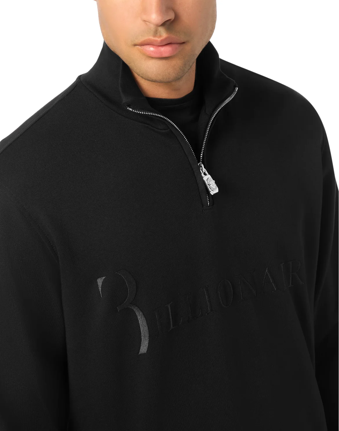 Half-Zip Tracksuit Jacket Logo, цвет: Черный