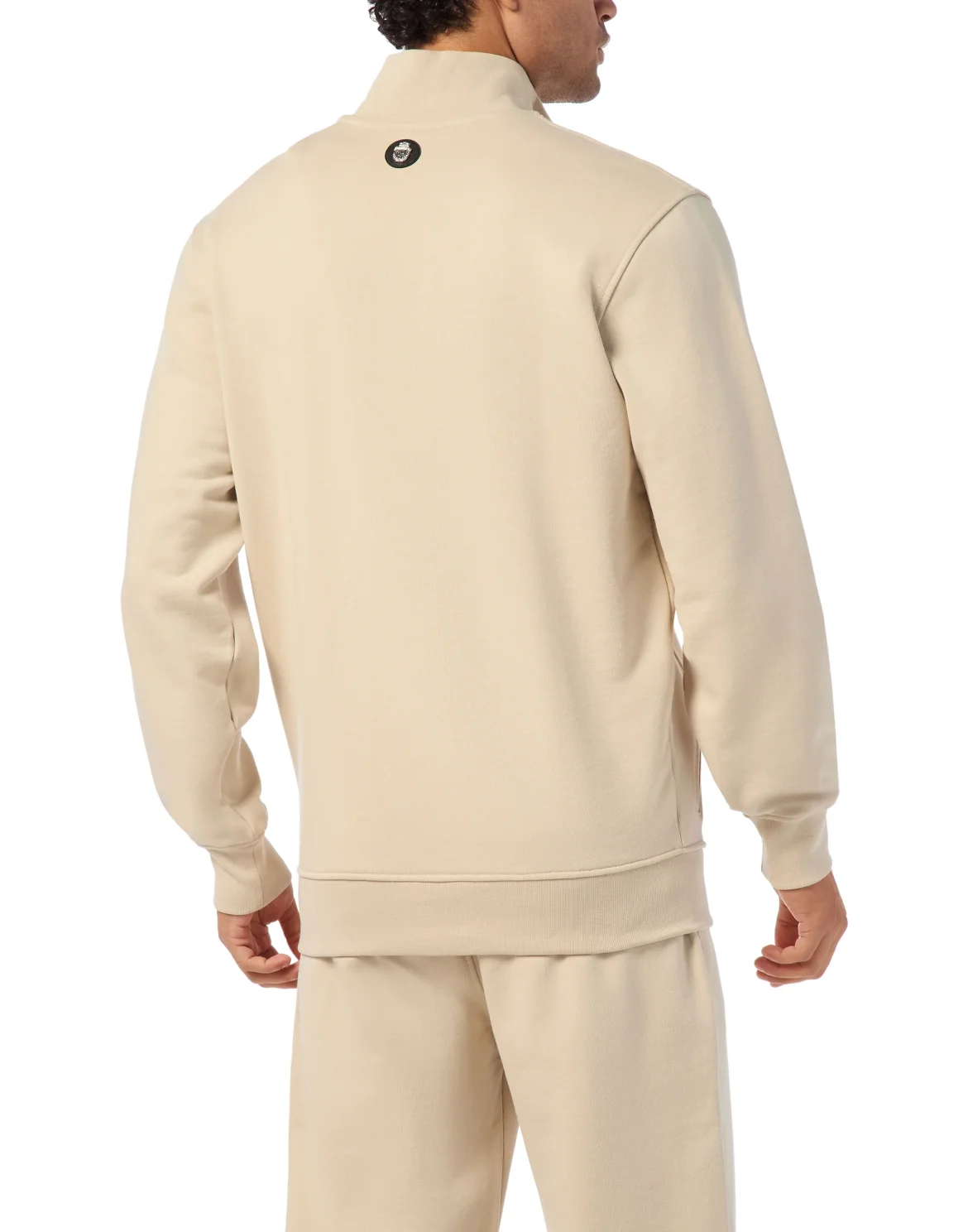 Half-Zip Tracksuit Jacket Logo, цвет: Бежевый