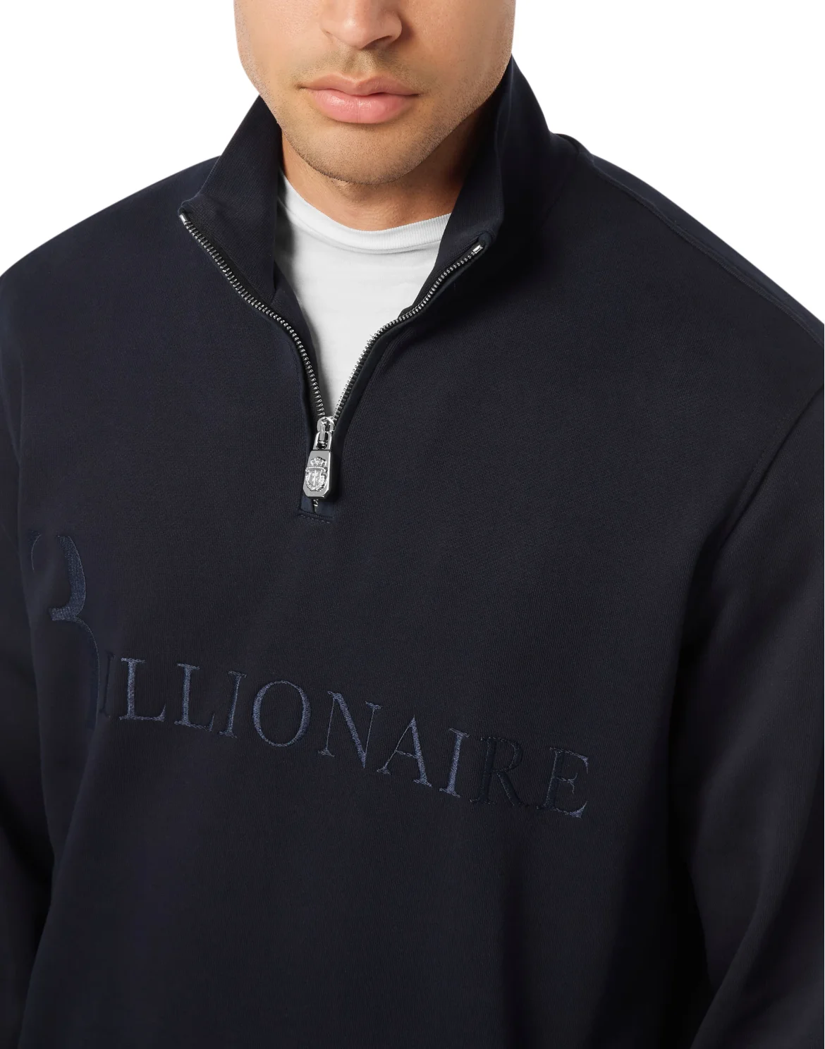 Half-Zip Tracksuit Jacket Logo, цвет: Синий