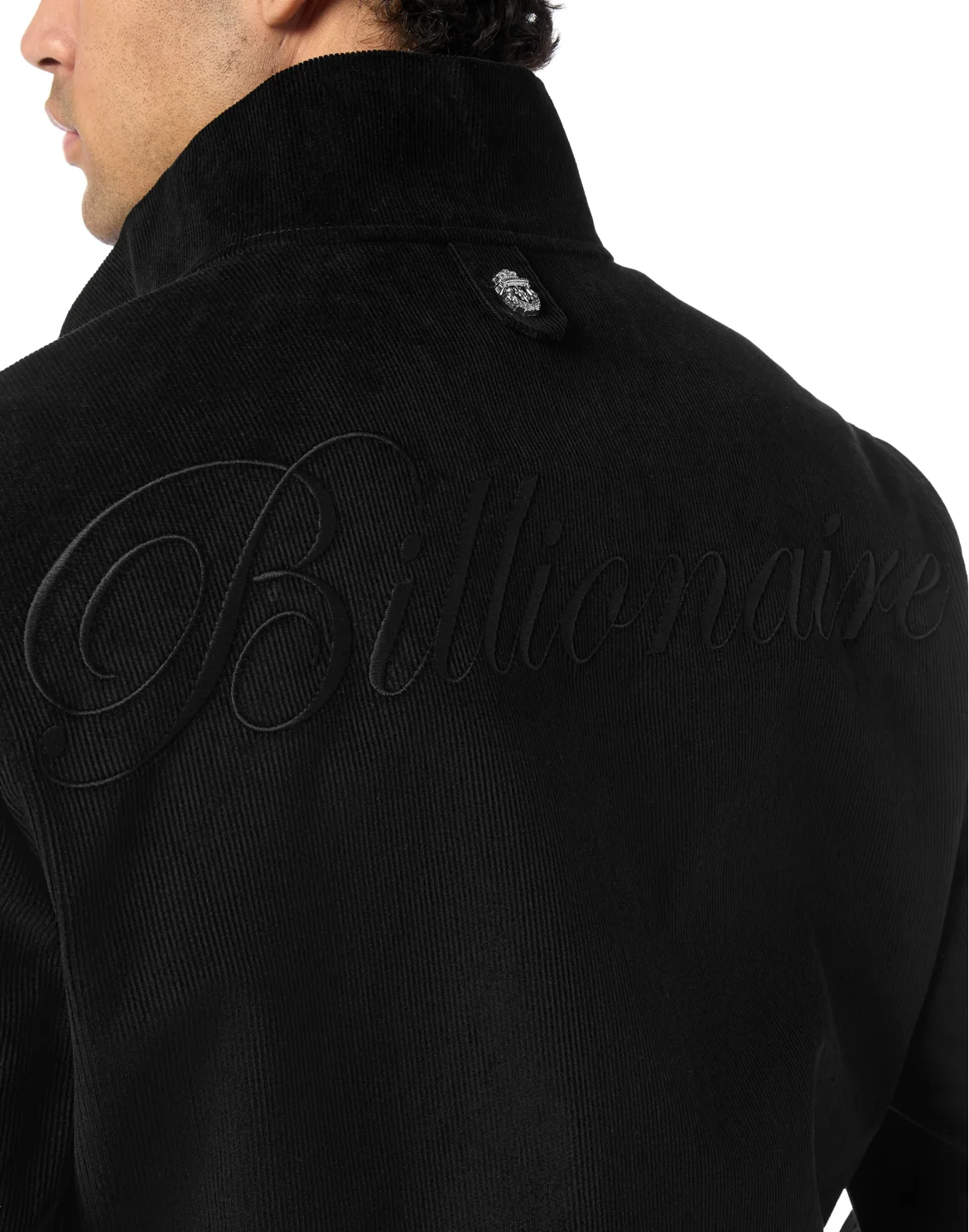 Corduroy Tracksuit Jacket, цвет: Черный