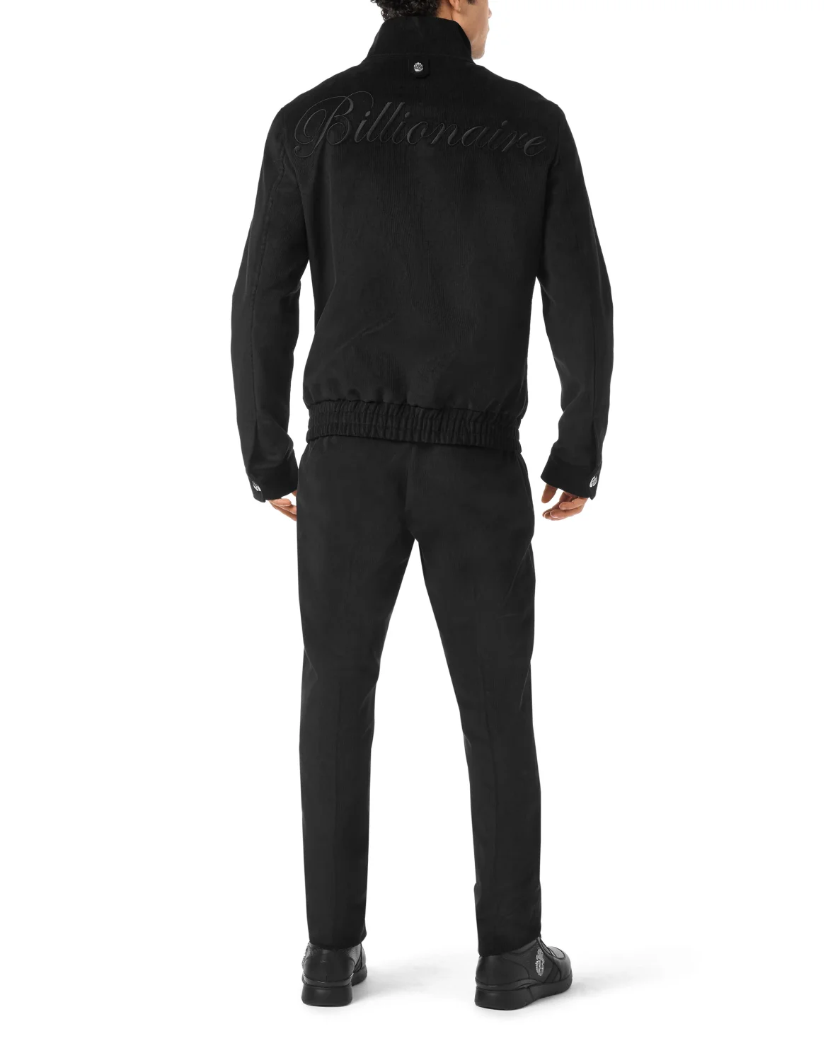 Corduroy Tracksuit Jacket, цвет: Черный