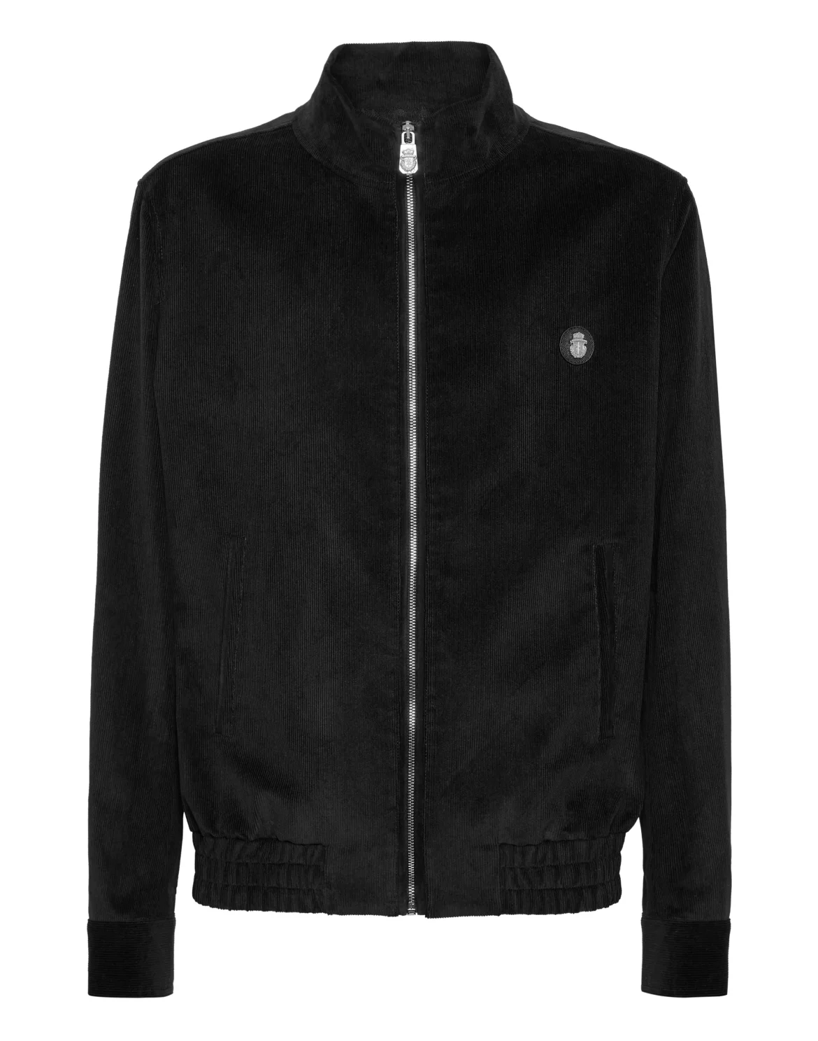 Corduroy Tracksuit Jacket, цвет: Черный