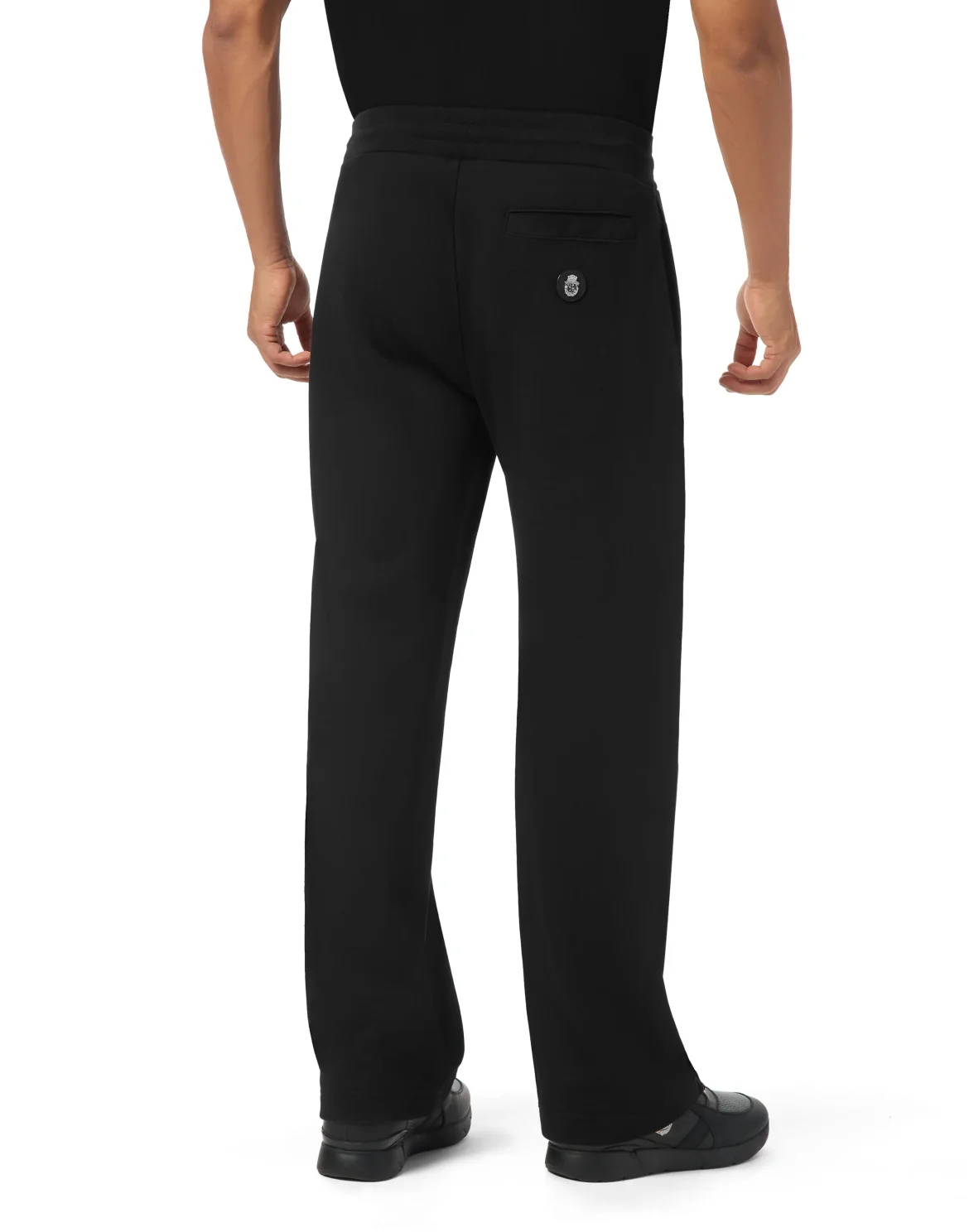 Tracksuit Trousers with Alcantara Stripes, цвет: Черный