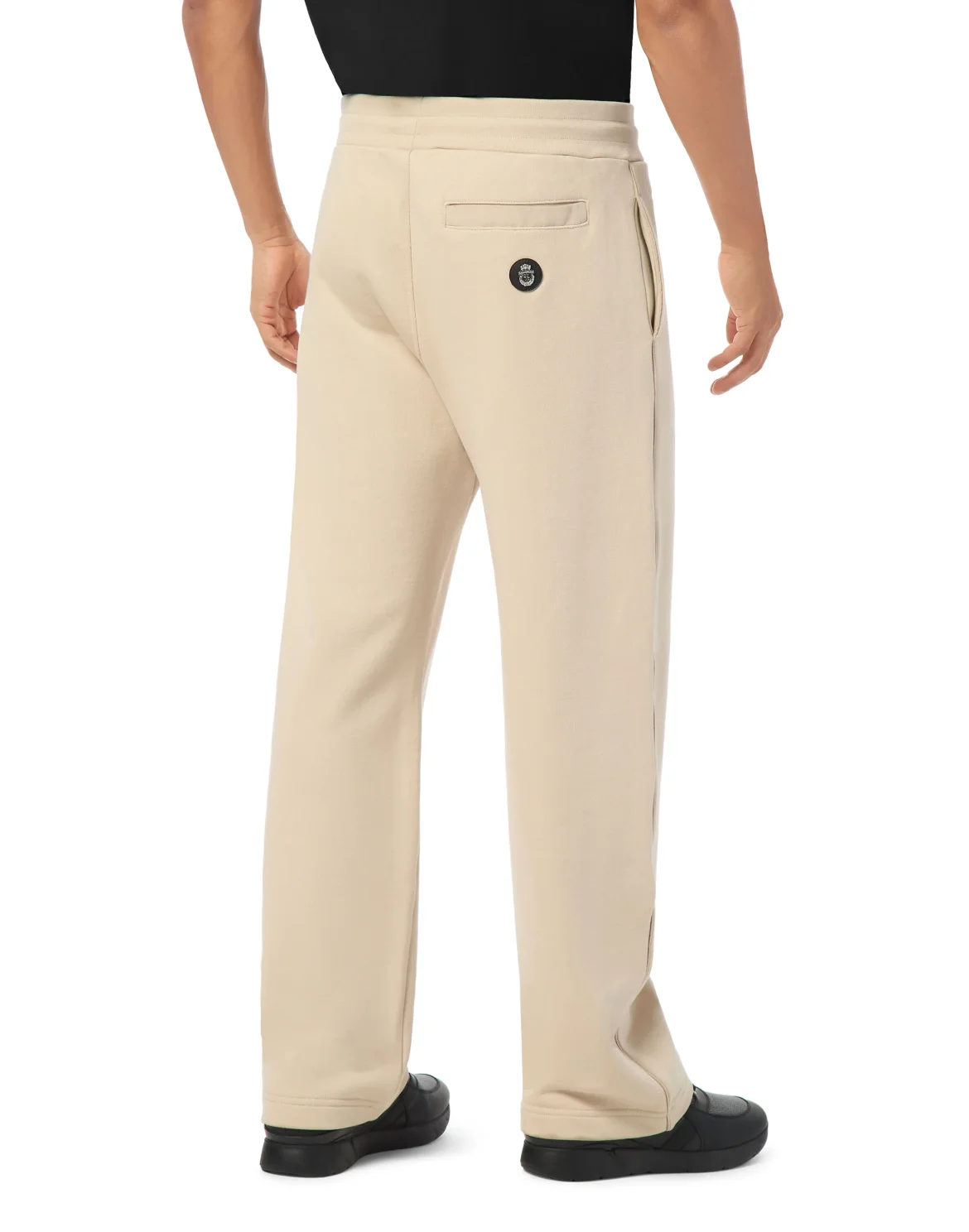 Tracksuit Trousers with Alcantara Stripes, цвет: Бежевый
