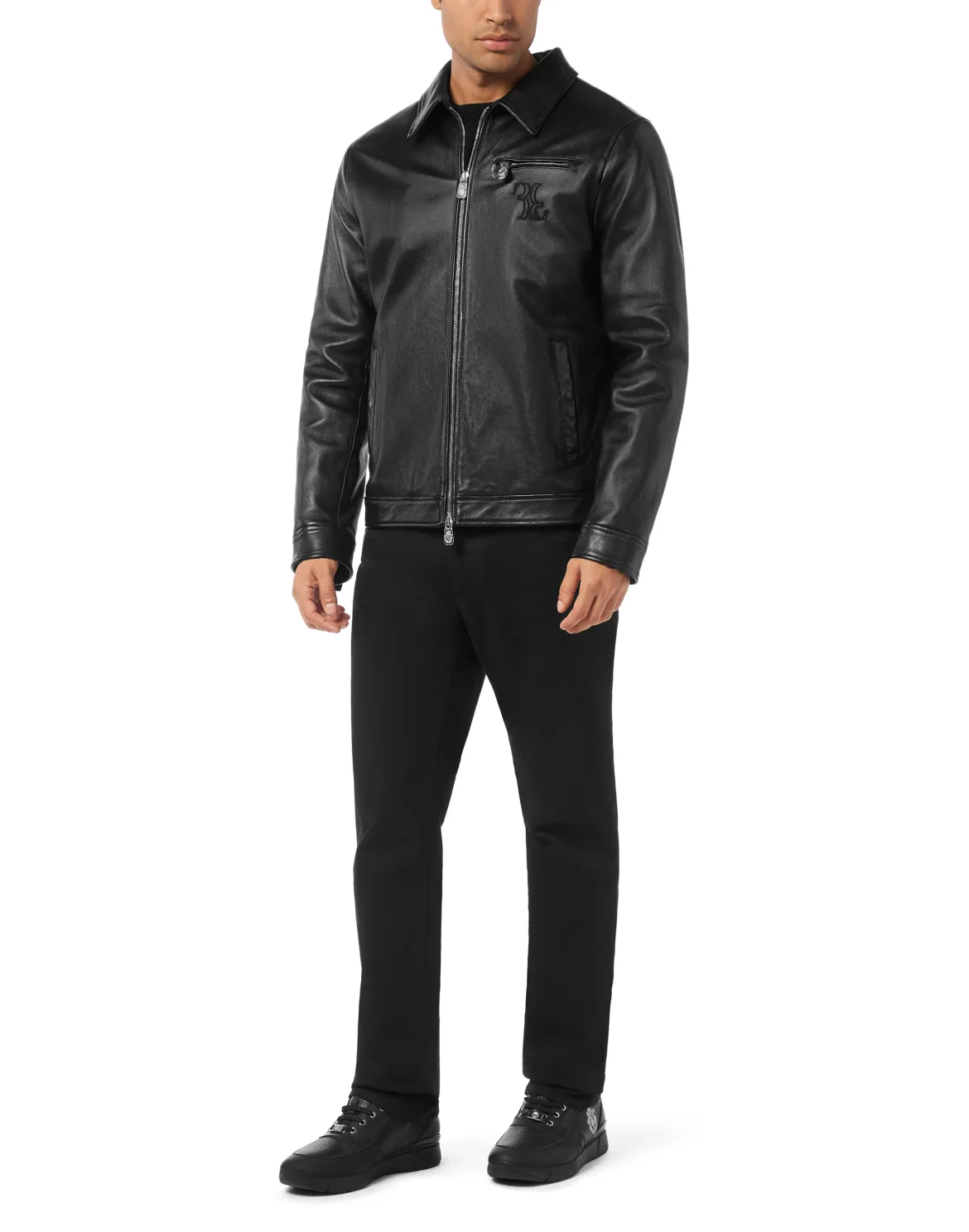 Nappa Leather Blouson, цвет: Черный