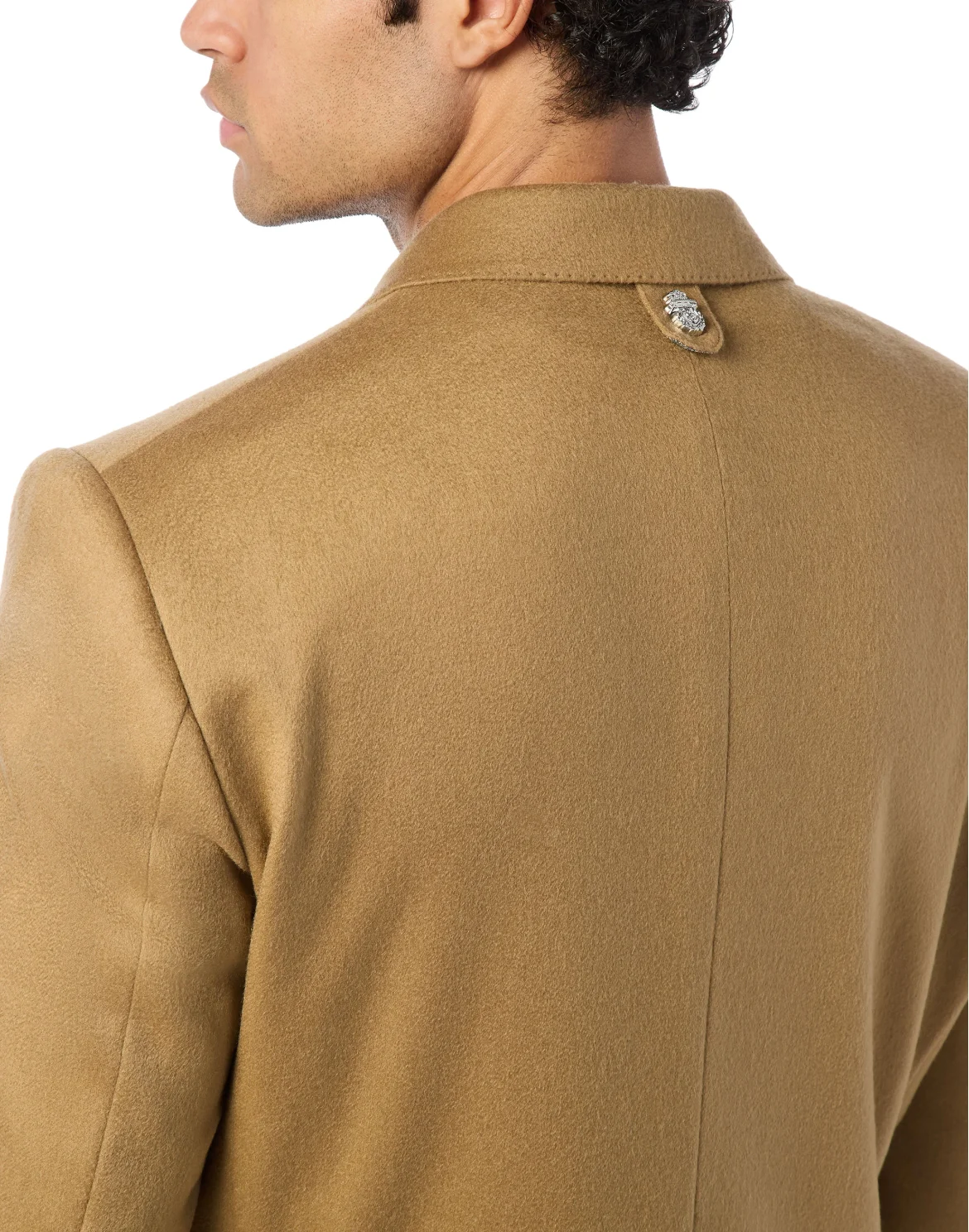 Cashmere Regular Fit Coat, цвет: Бежевый