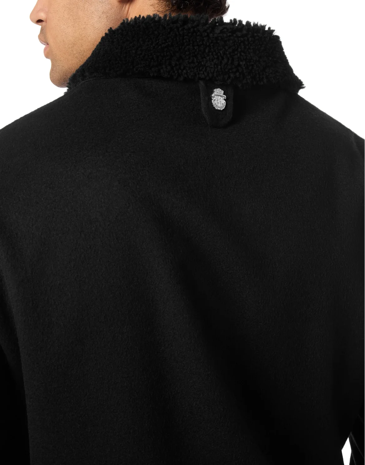 Shearling  Wool Jacket, цвет: Черный