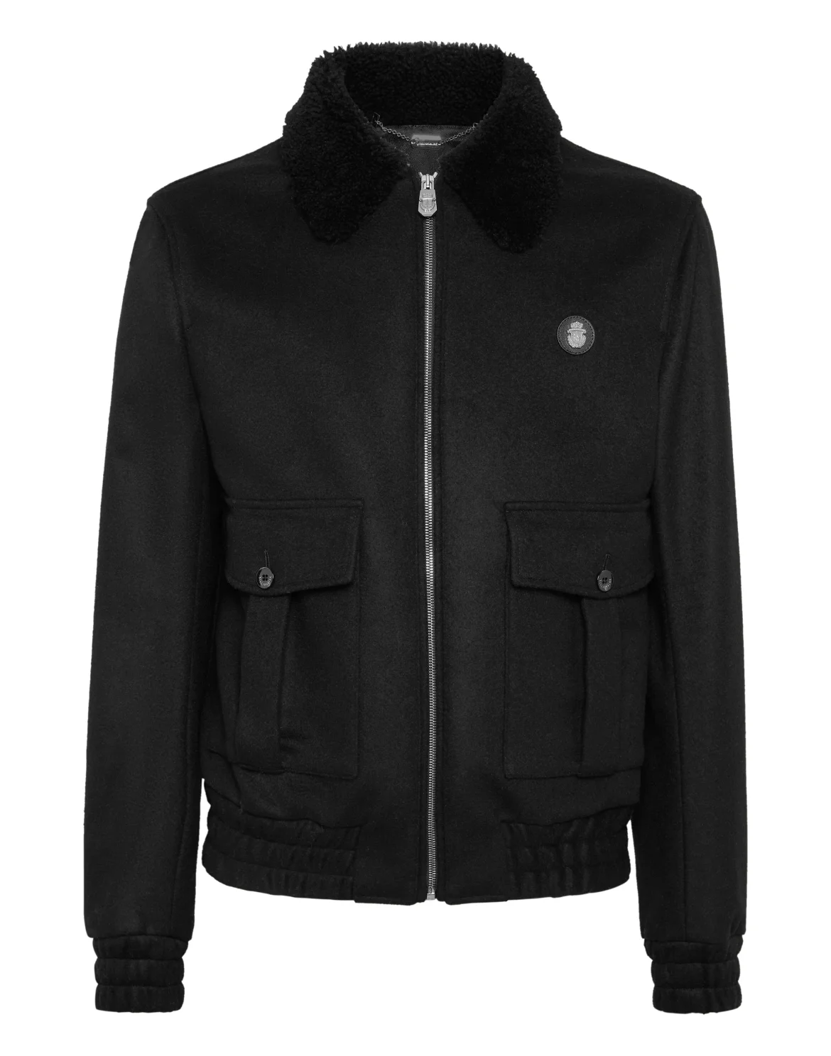 Shearling  Wool Jacket, цвет: Черный