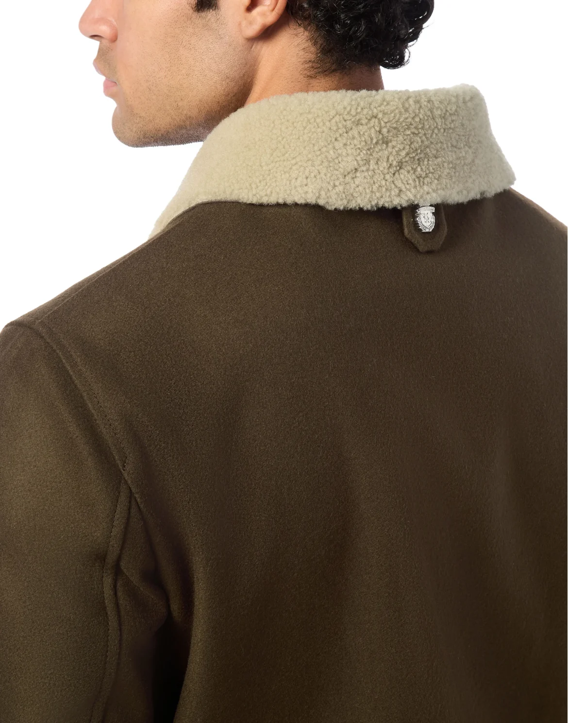 Shearling  Wool Jacket, цвет: Коричневый