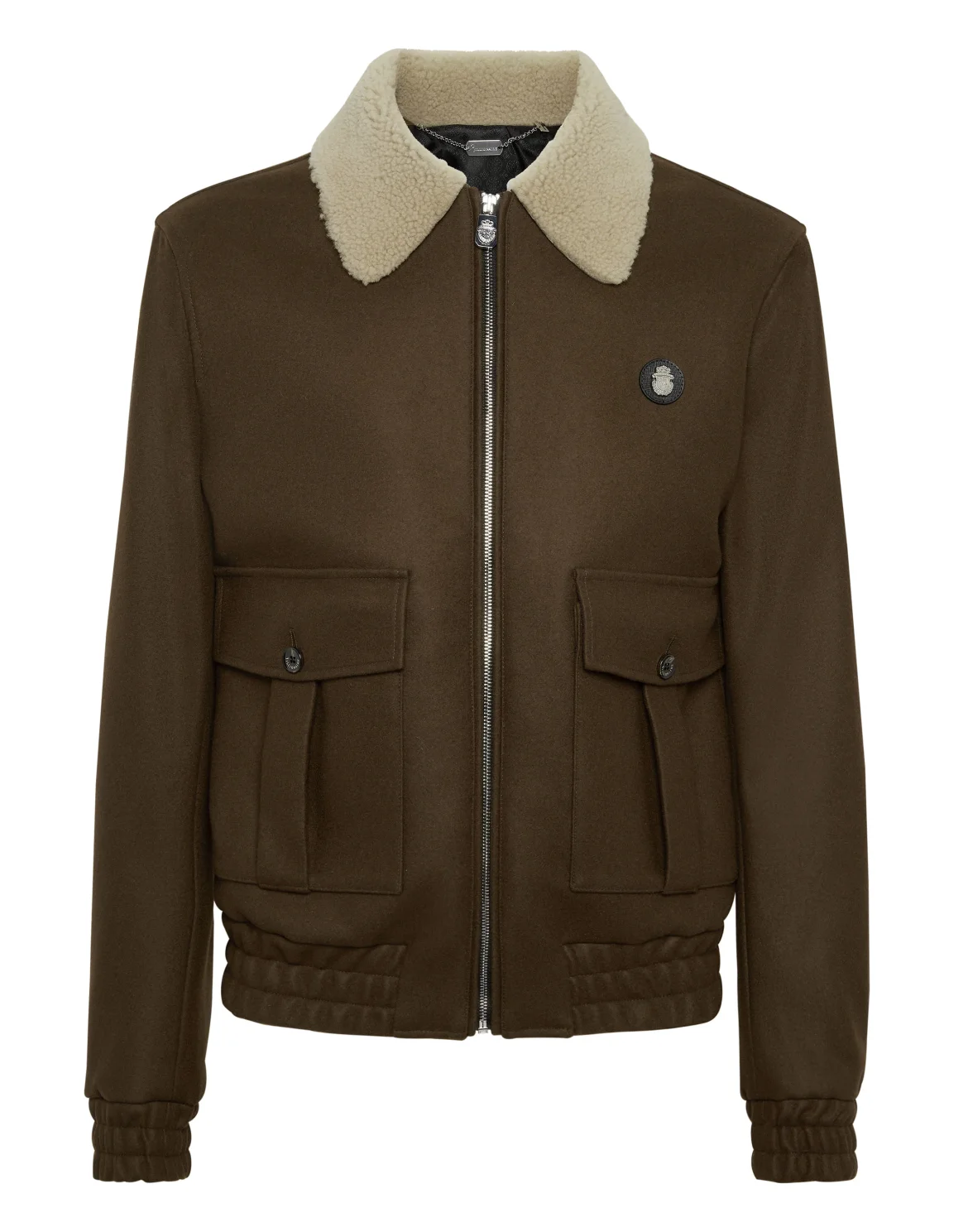 Shearling  Wool Jacket, цвет: Коричневый