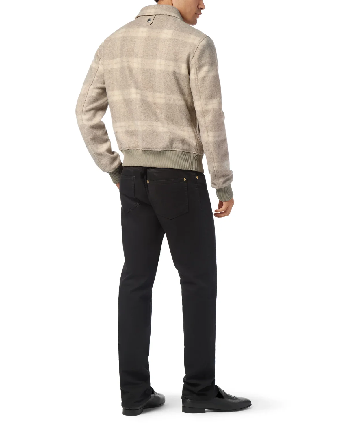 Wool Check Jacket Crest, цвет: Бежевый