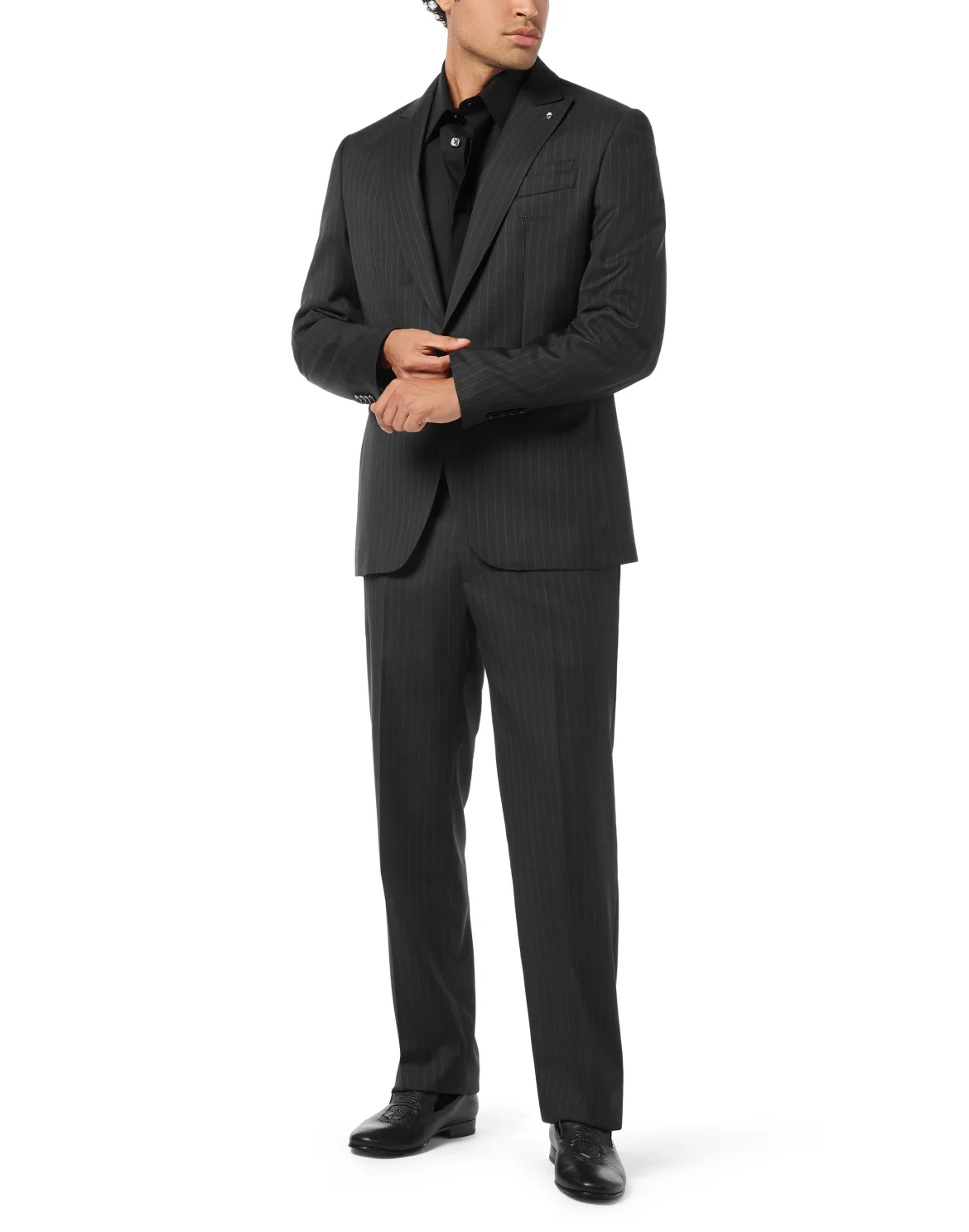 Gessato Blazer, цвет: Черный