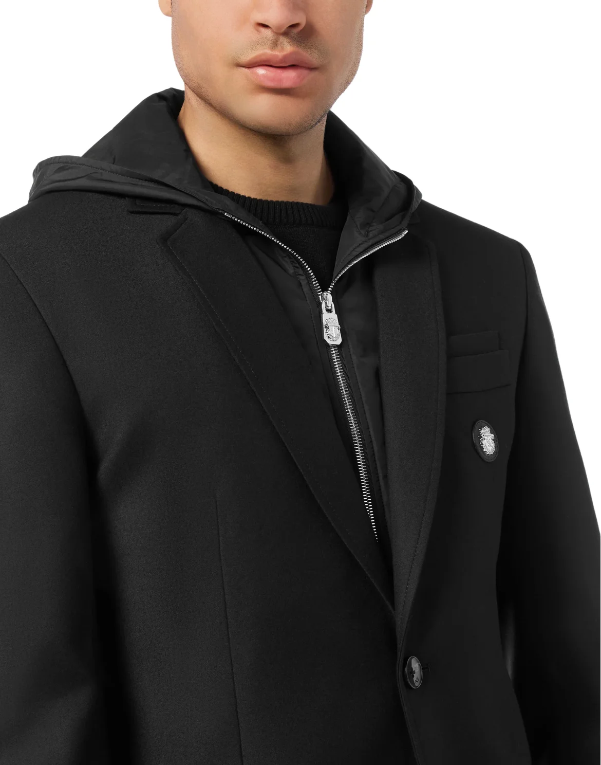 Travel Hood Blazer, цвет: Черный