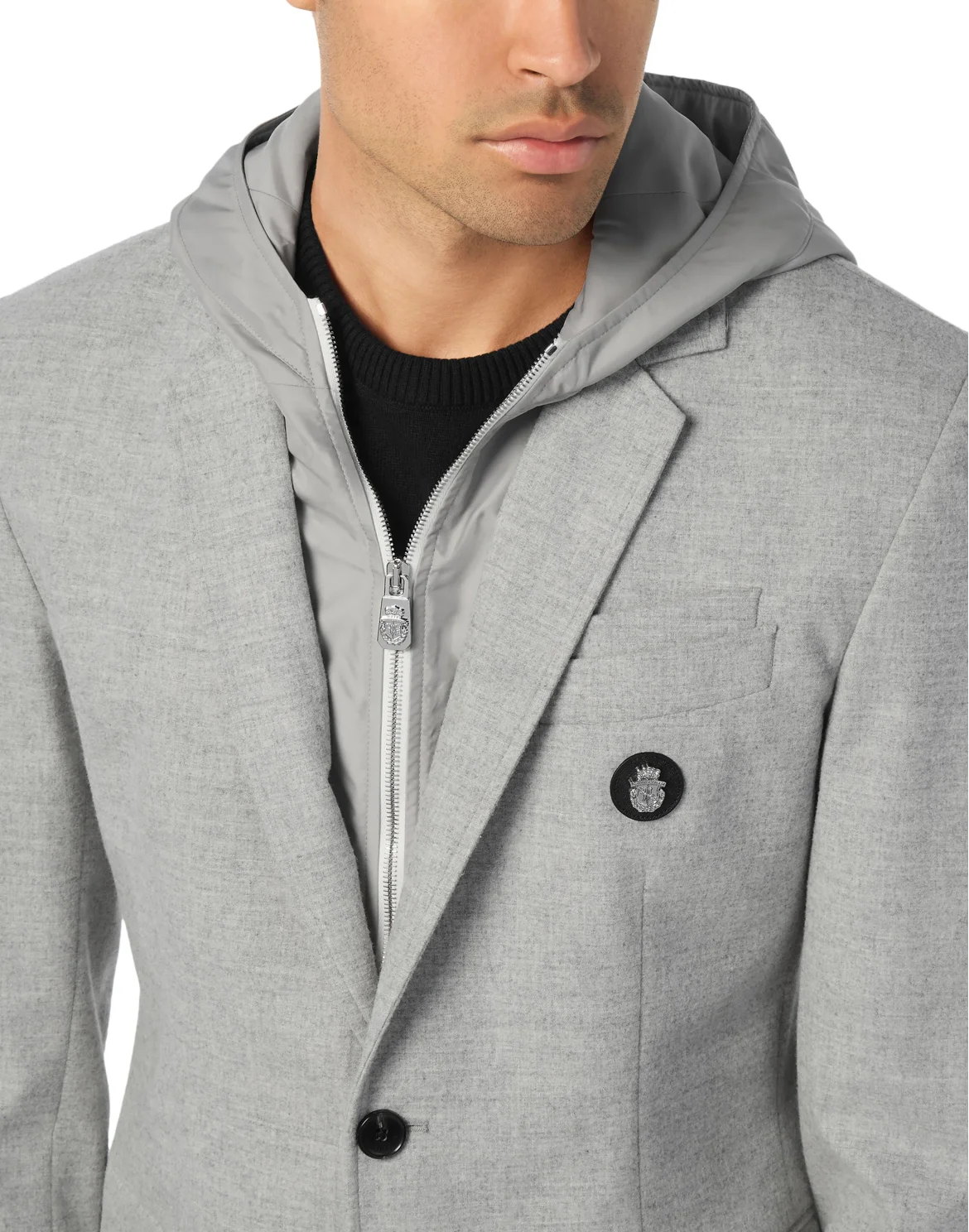 Travel Hood Blazer, цвет: Серый