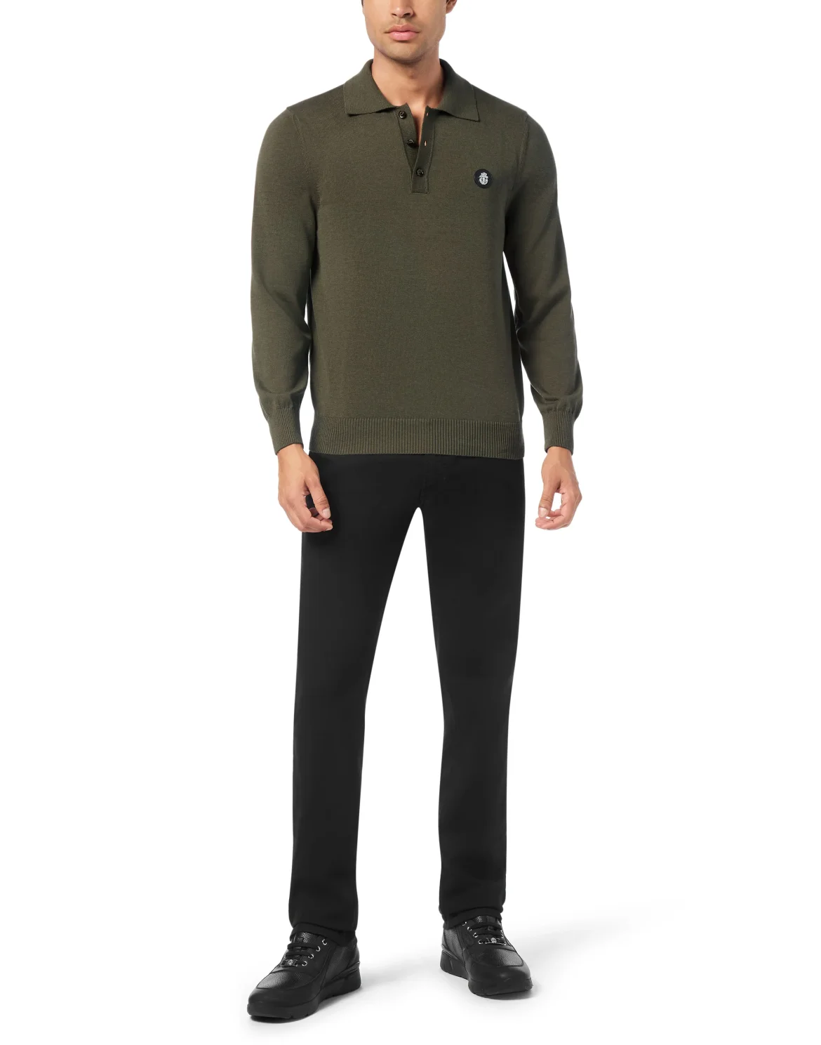 Cotton Silk Polo Shirt, цвет: Зеленый