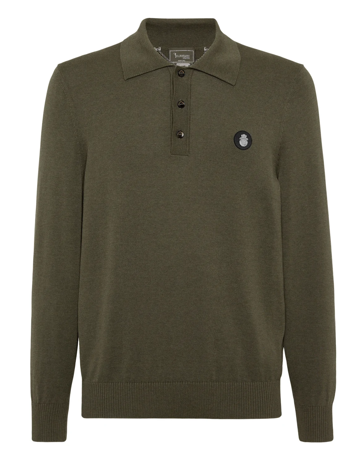 Cotton Silk Polo Shirt, цвет: Зеленый