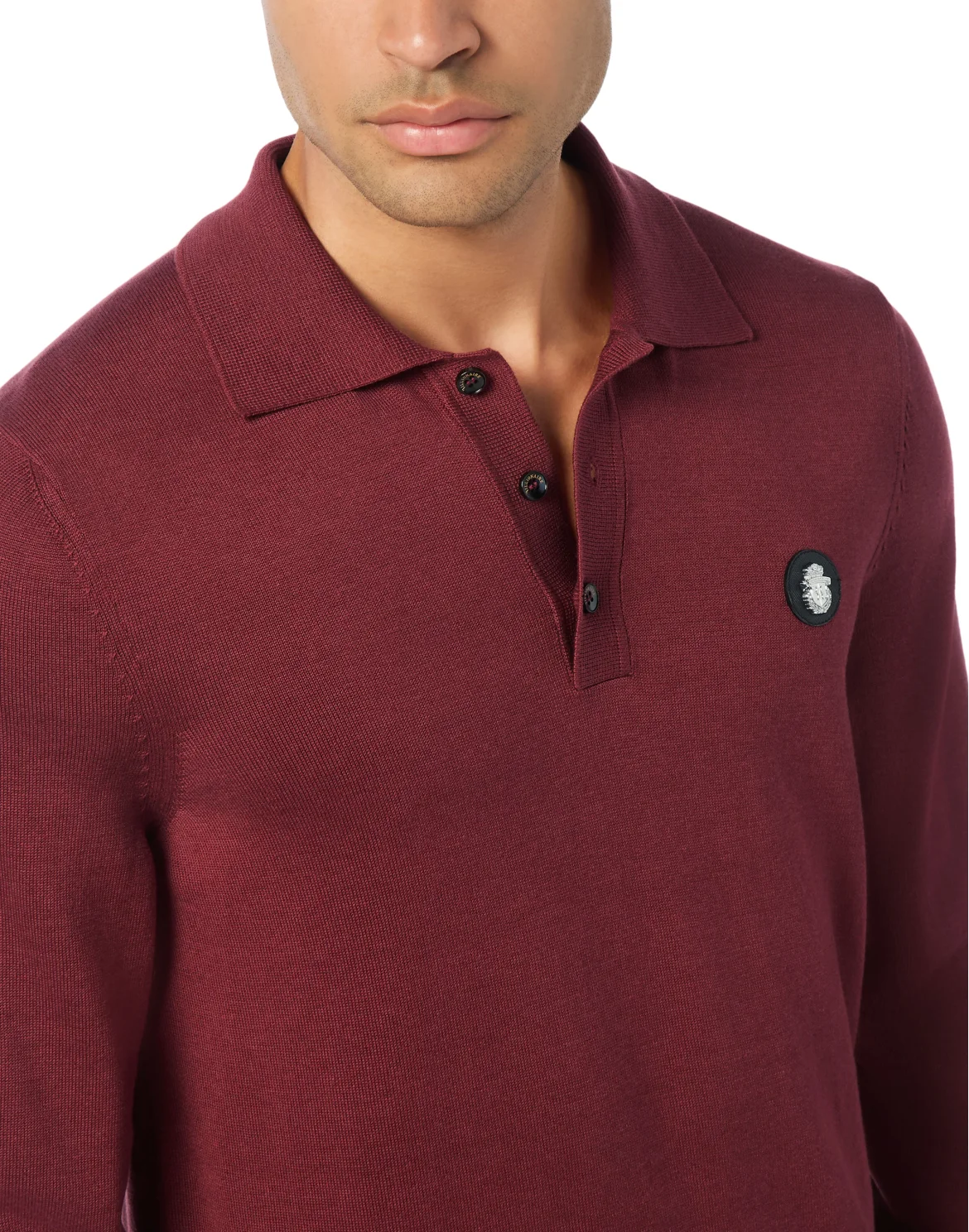 Cotton Silk Polo Shirt, цвет: Красный