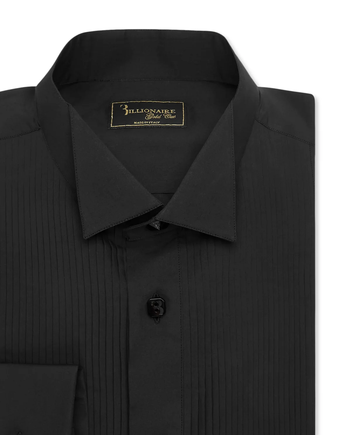 Cotton Tuxedo Shirt Gold Cut, цвет: Черный