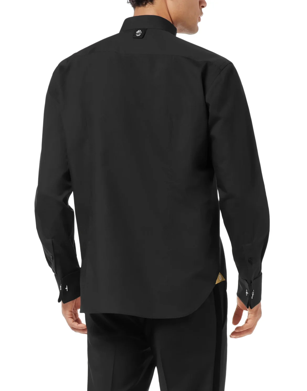 Cotton Tuxedo Shirt Gold Cut, цвет: Черный