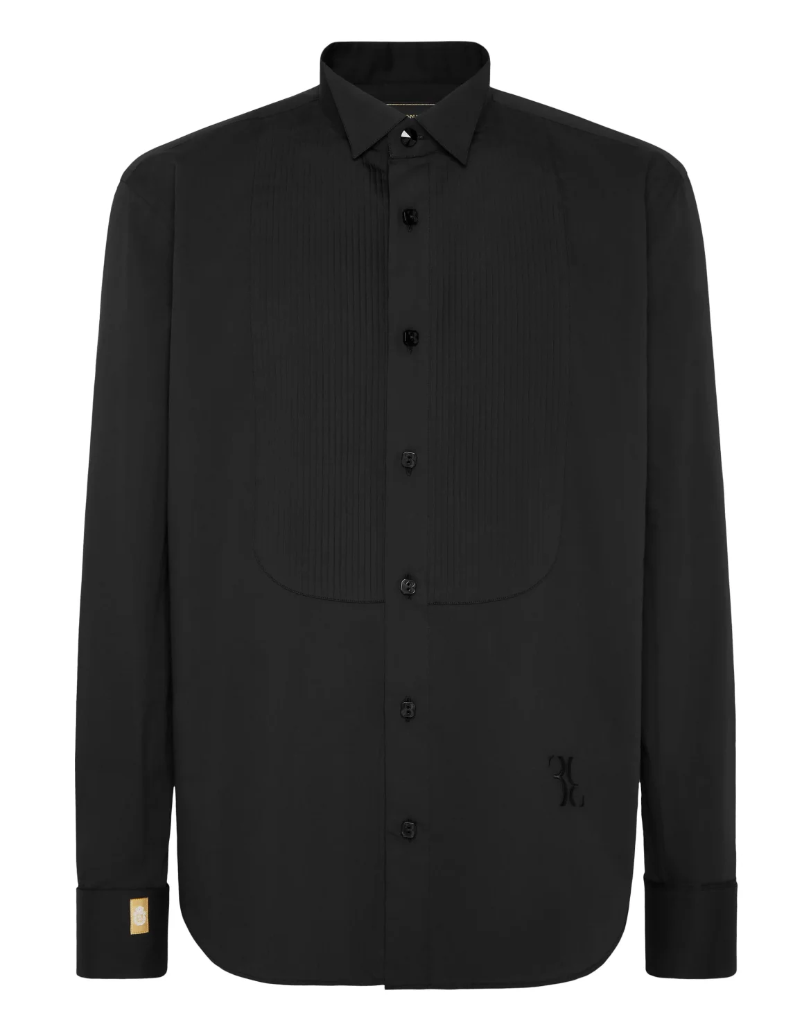 Cotton Tuxedo Shirt Gold Cut, цвет: Черный