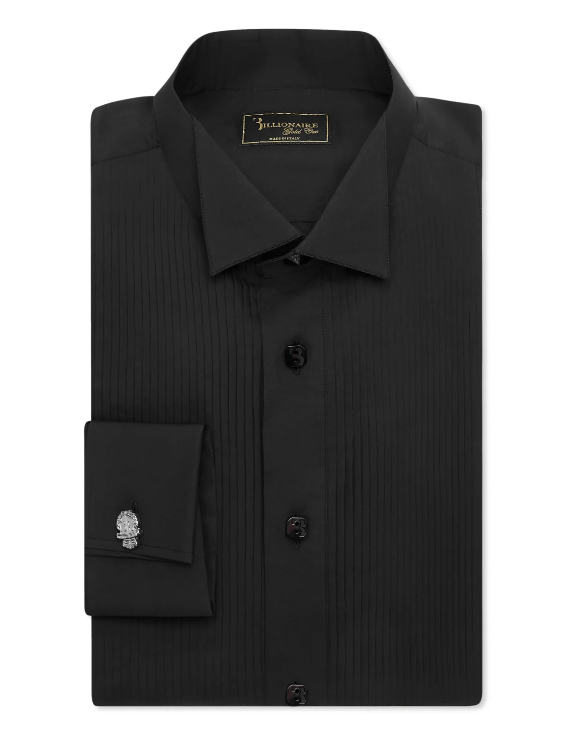 Cotton Tuxedo Shirt Gold Cut, цвет: Черный