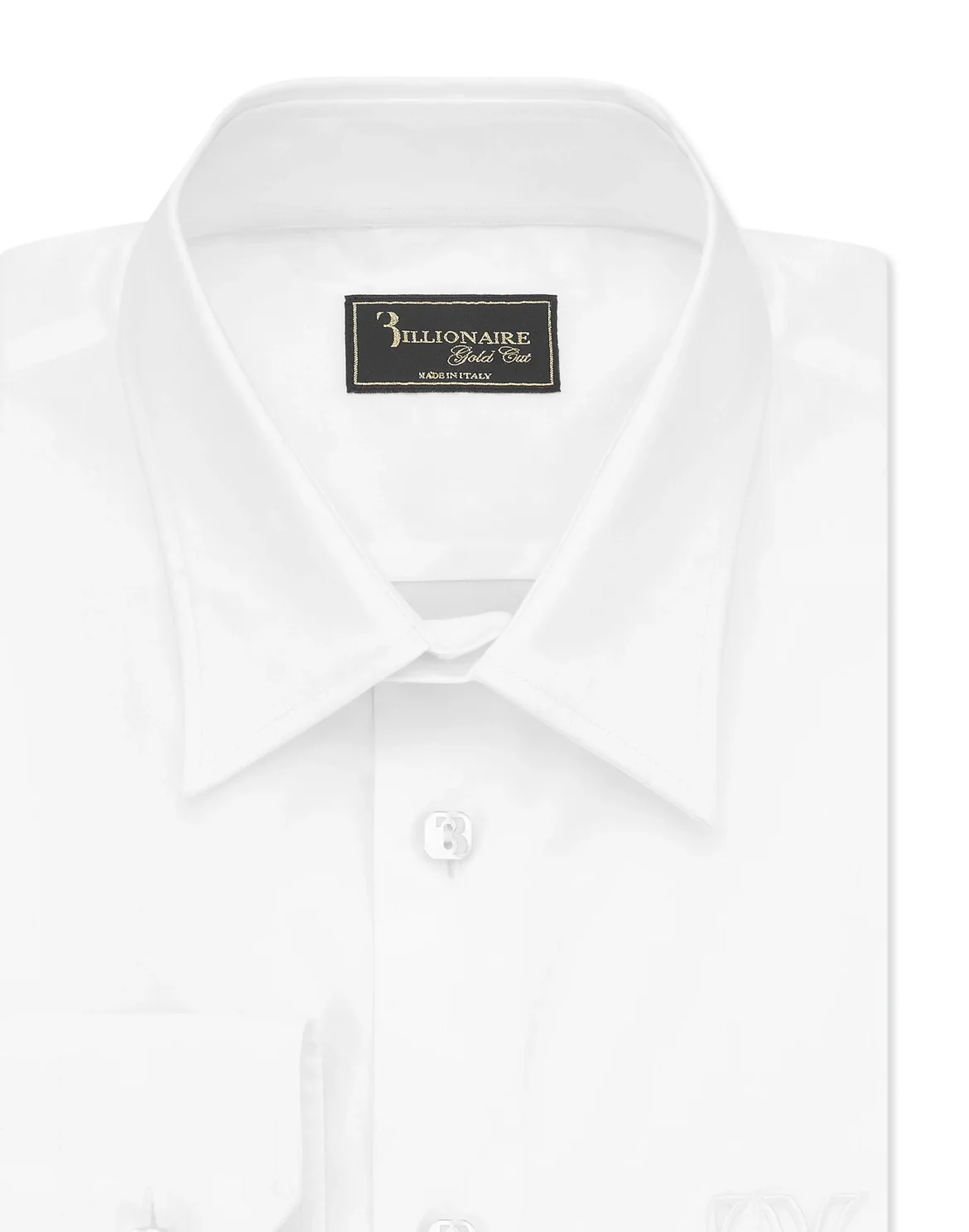 Embroidered Cotton Shirt Loose Fit, цвет: Белый