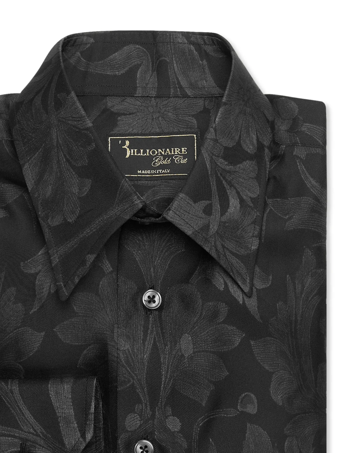 Silk Gold Cut Shirt Baroque, цвет: Черный