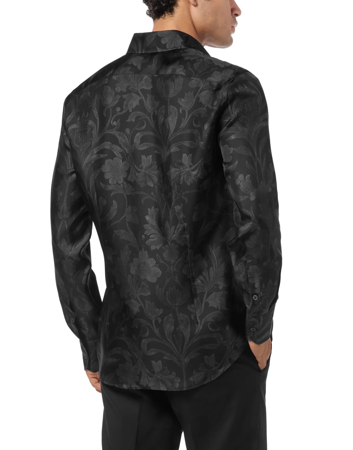 Silk Gold Cut Shirt Baroque, цвет: Черный