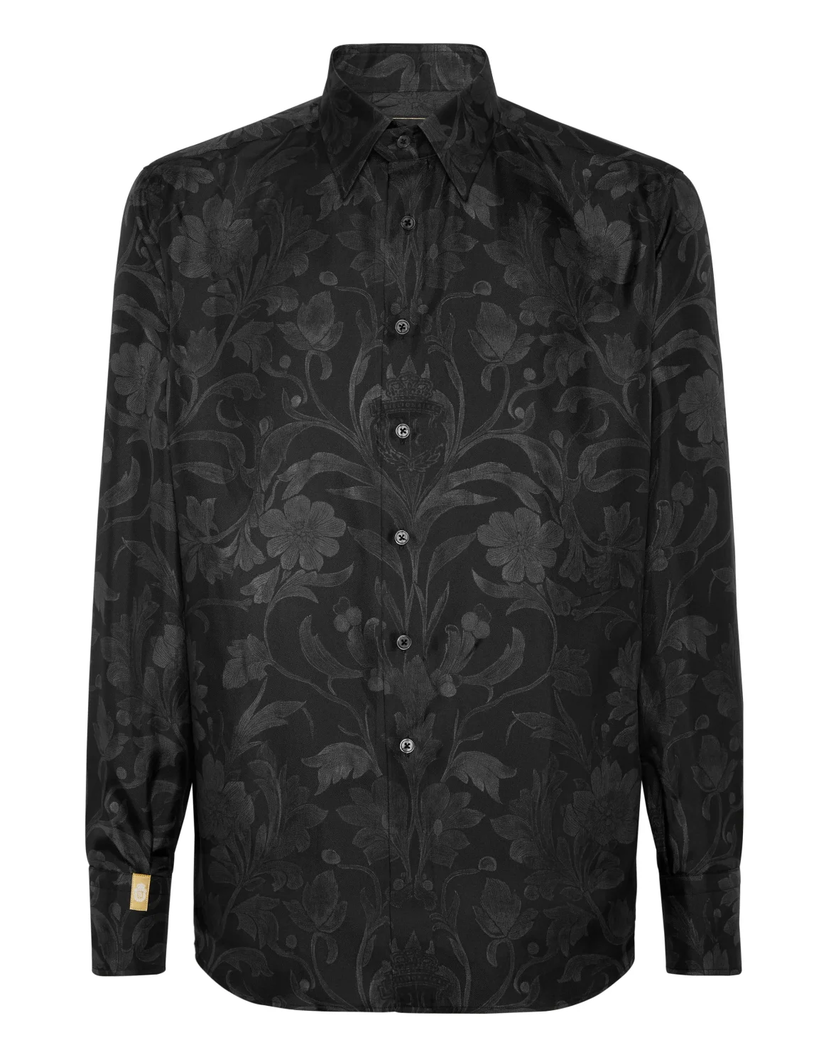 Silk Gold Cut Shirt Baroque, цвет: Черный