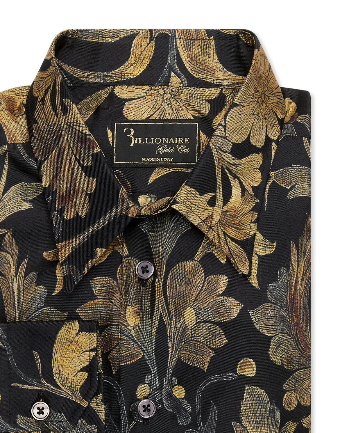 Silk Gold Cut Shirt Baroque, цвет: Золотой