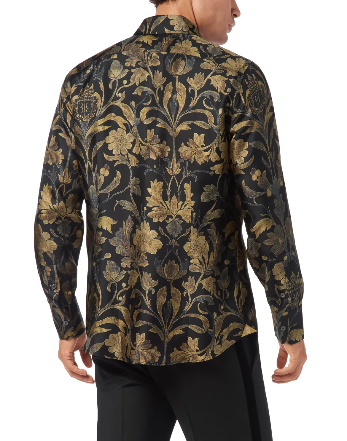 Silk Gold Cut Shirt Baroque, цвет: Золотой
