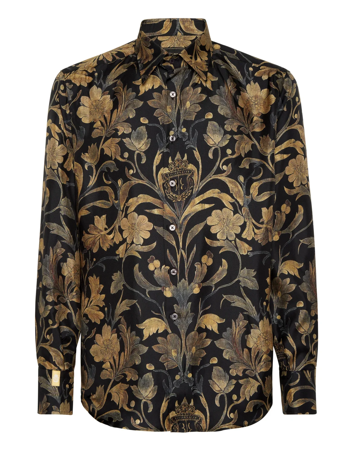 Silk Gold Cut Shirt Baroque, цвет: Золотой