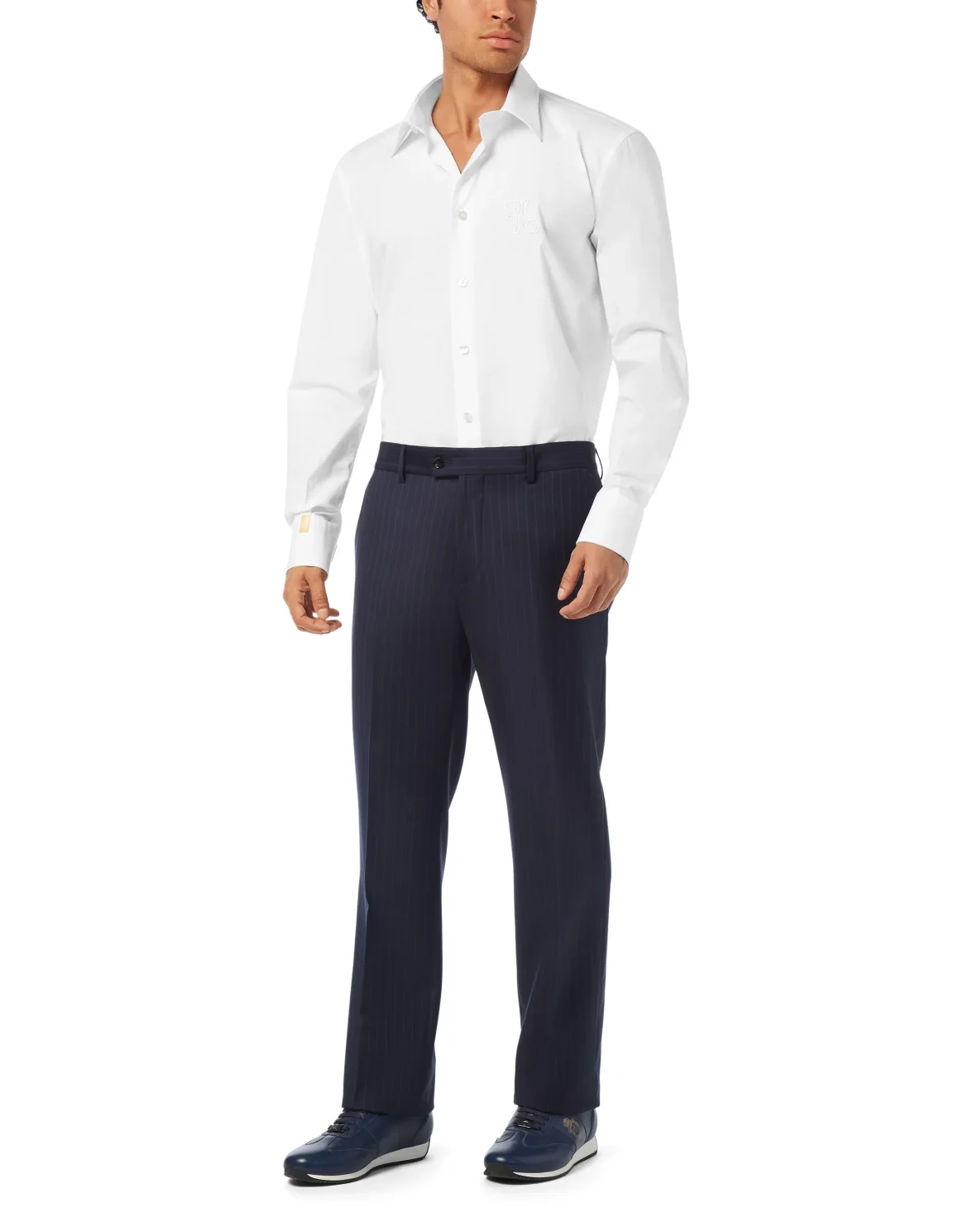 Gessato Classic Trousers Joy Fit, цвет: Синий