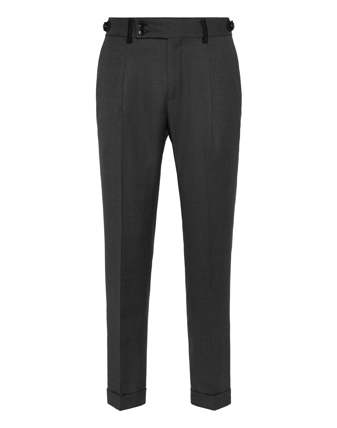 Chino Belt Inserts Trousers, цвет: Черный