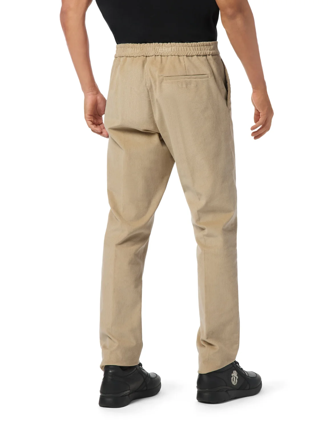 Corduroy Relaxed Fit Jogging Trousers, цвет: Бежевый