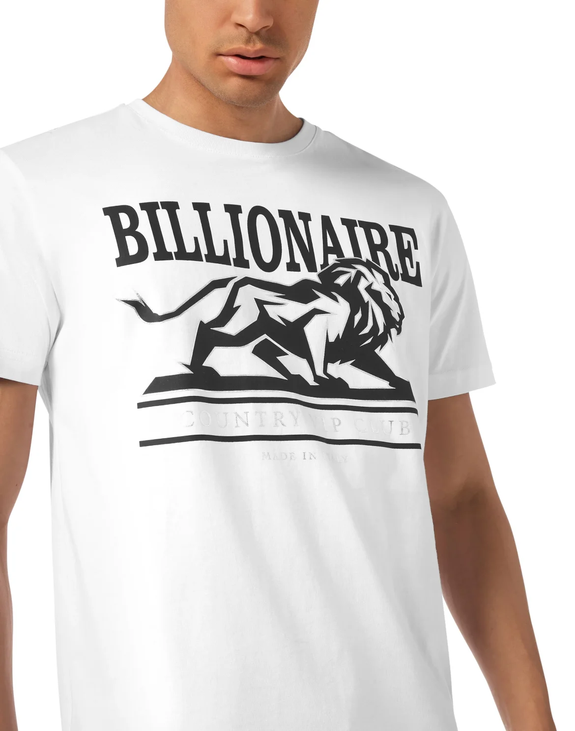 T-shirt Round Neck SS Lion, цвет: Белый