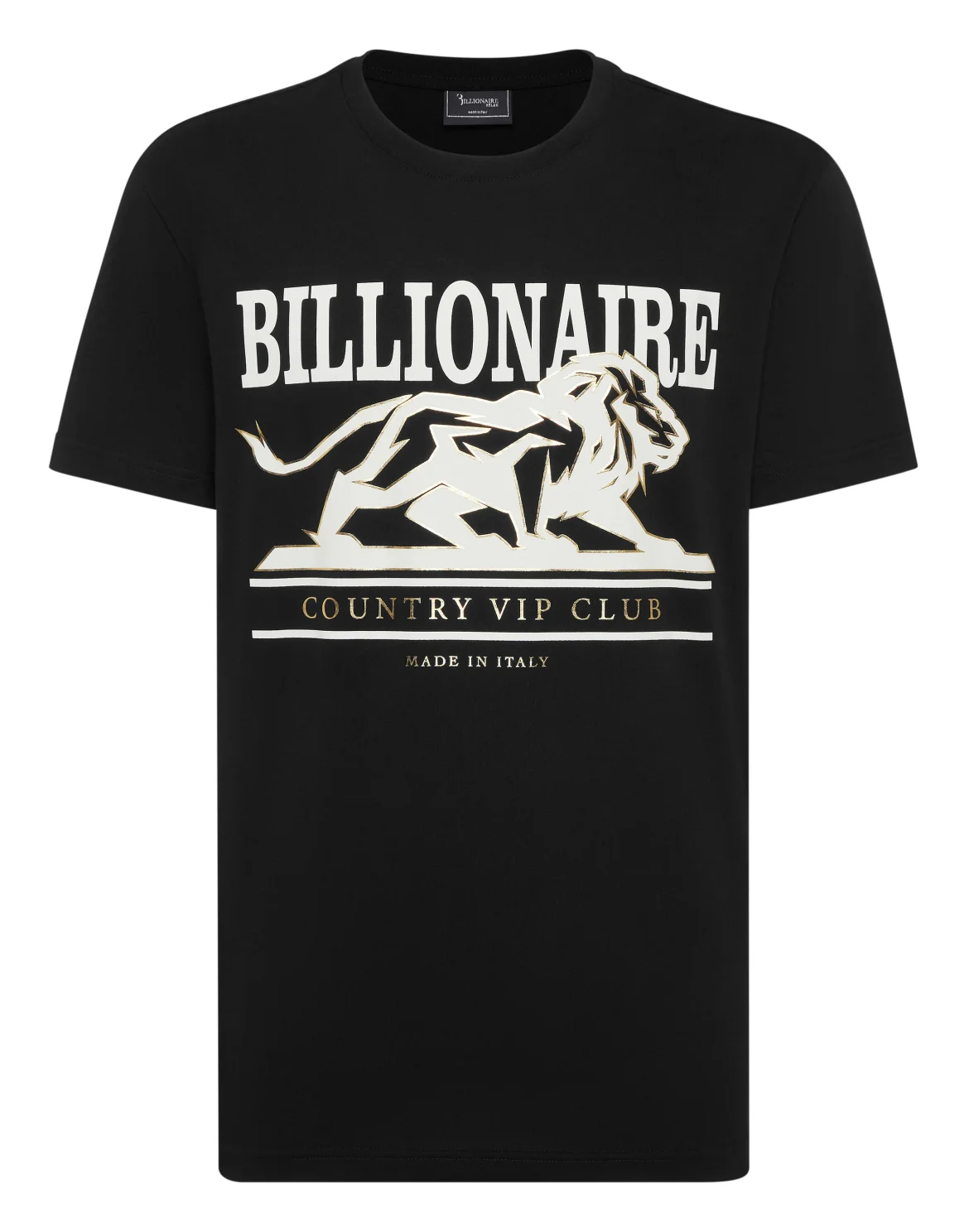 T-shirt Round Neck SS Lion, цвет: Черный