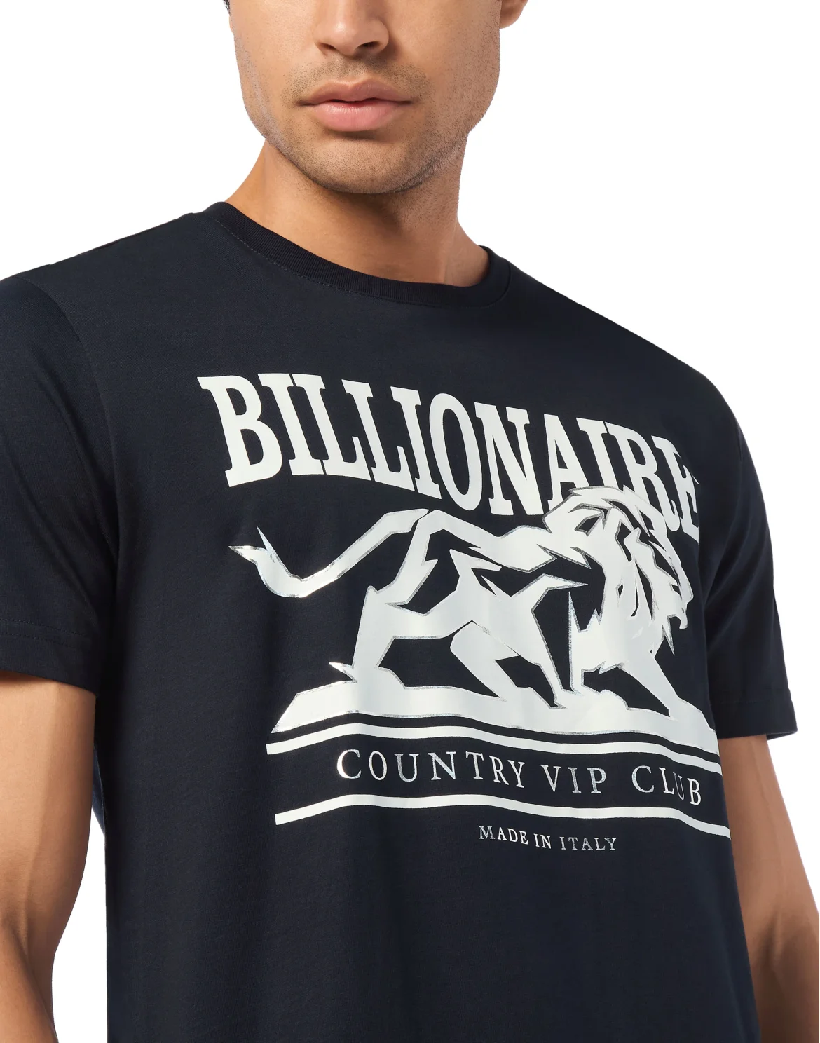 T-shirt Round Neck SS Lion, цвет: Синий