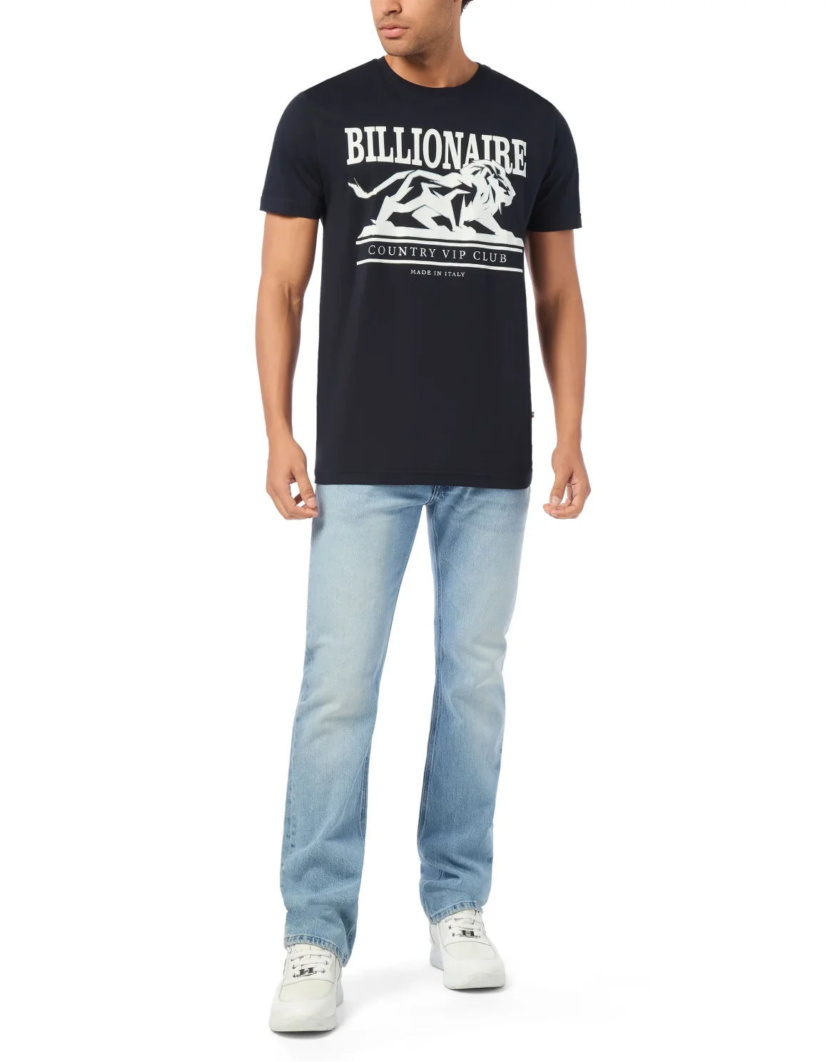 T-shirt Round Neck SS Lion, цвет: Синий