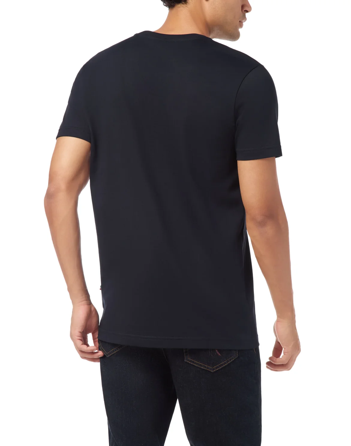 Embroidered T-shirt Round Neck SS, цвет: Синий