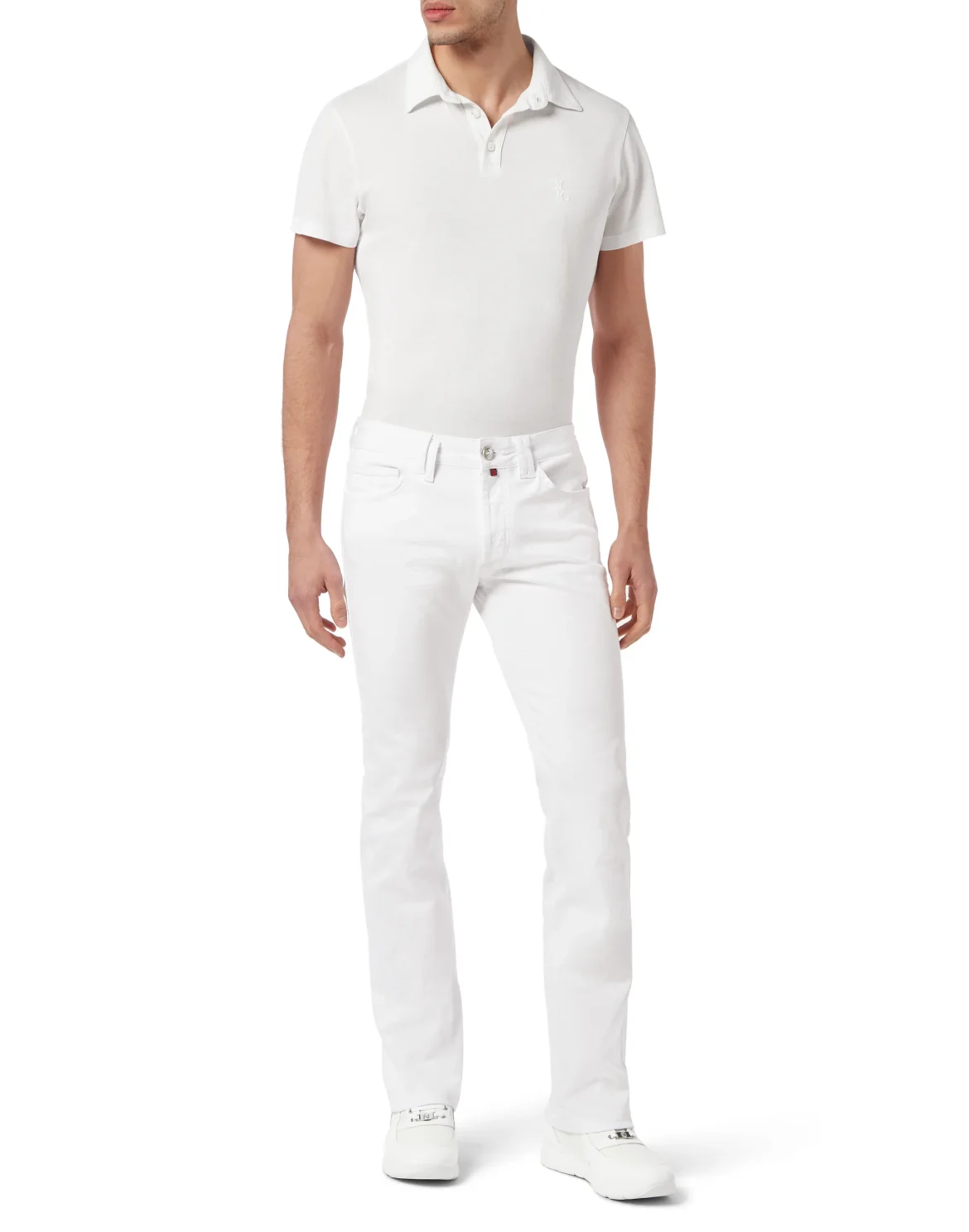 Denim Trousers Regular Fit, цвет: Белый