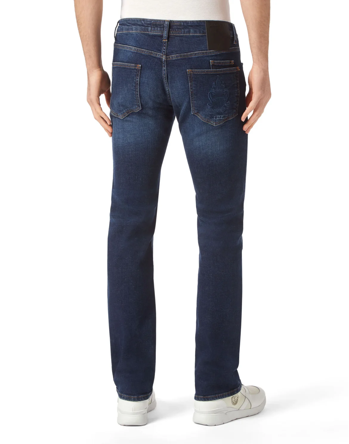 Denim Trousers Regular Fit, цвет: Синий