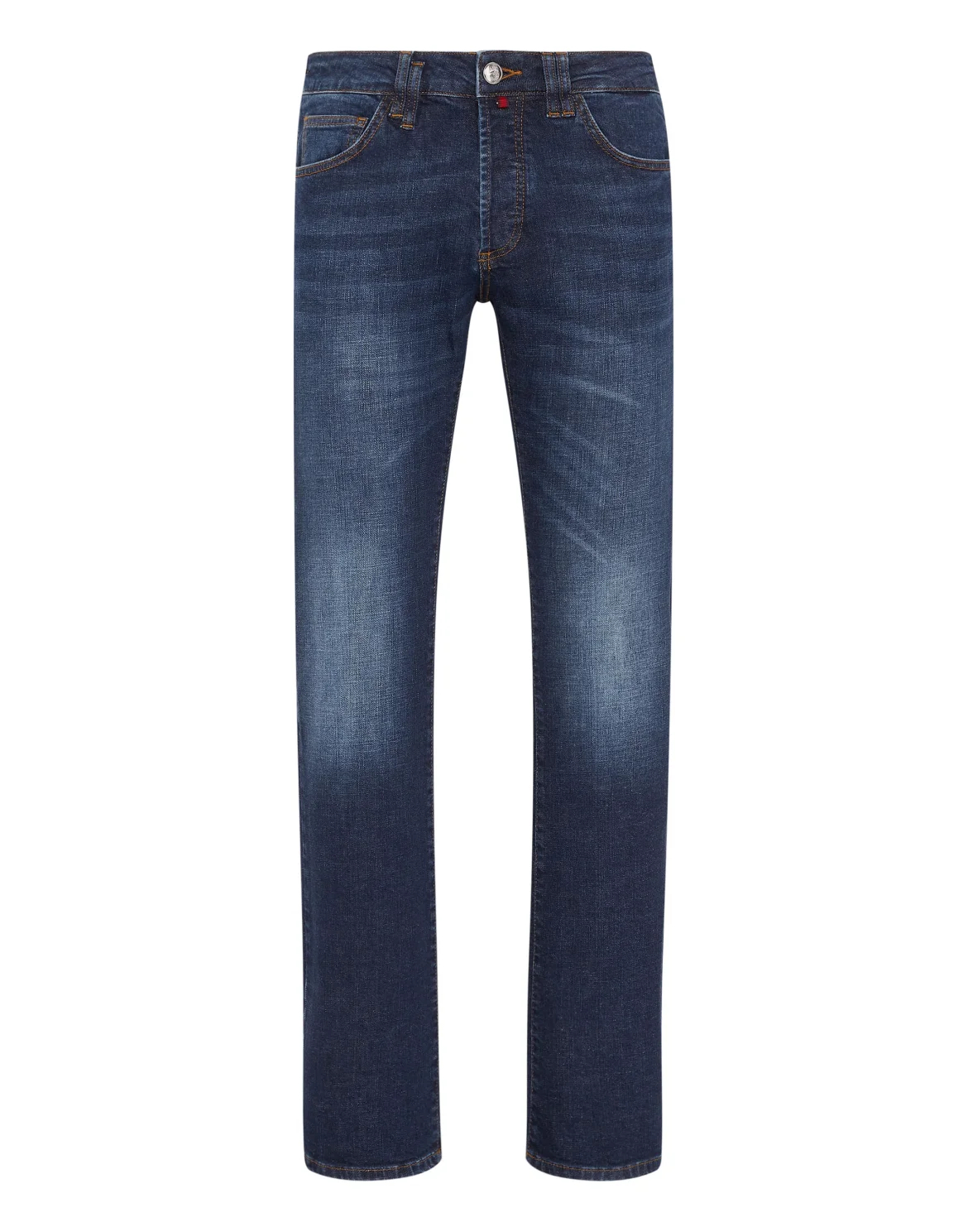Denim Trousers Regular Fit, цвет: Синий
