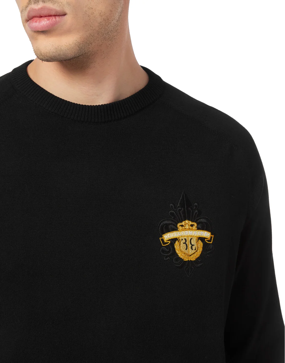 Pullover Round Neck LS, цвет: Черный